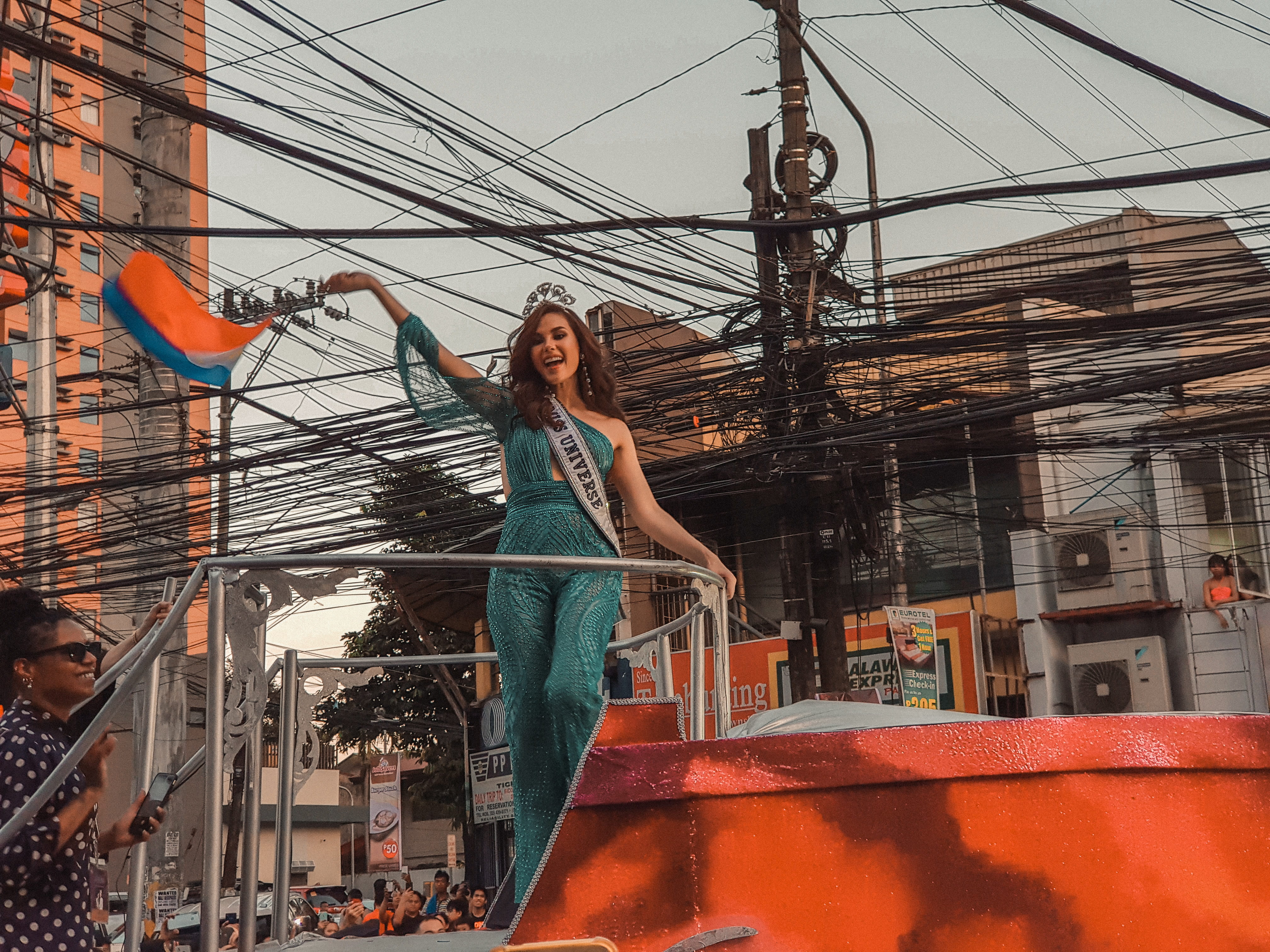 front view, day, young adult, female, robe, crowd, person, stage, denim, architecture, quezon city, transportation, beautiful woman, women, leisure activity, HD Wallpaper
