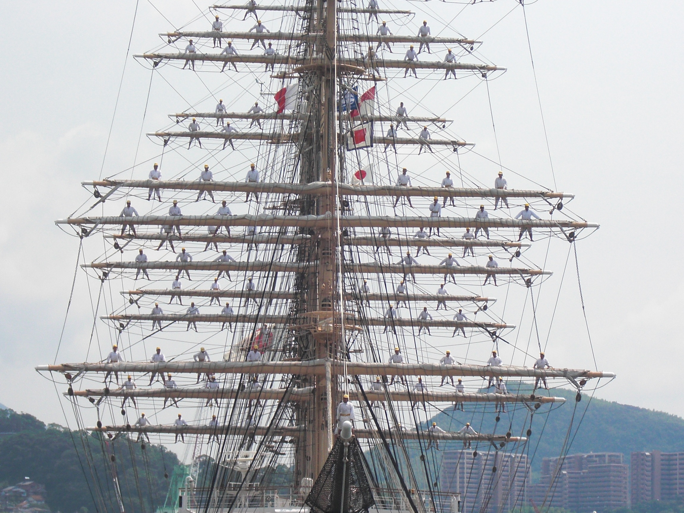 sea, no people, mast, mode of transportation, transportation, built structure, outdoors, sailing, sailboat, nature, water, architecture, tall ship, nautical vessel, HD Wallpaper