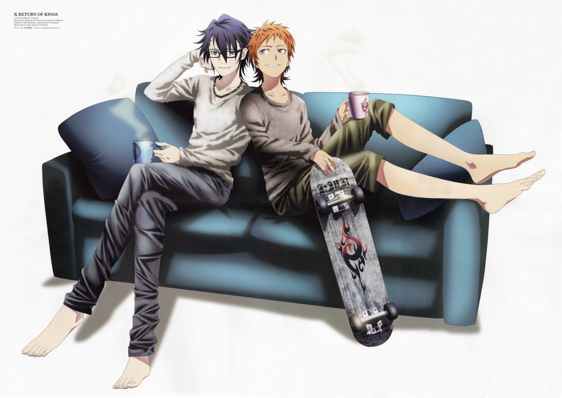 Misaki Yata, Anime, K Project, Saruhiko Fushimi, 1080P, HD Wallpaper