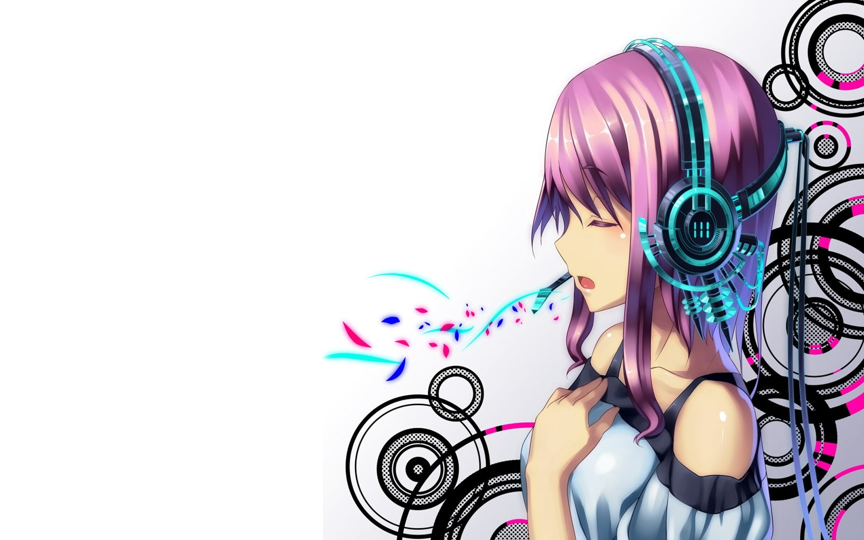 colorful, blades, fuji, girls, anime, hot, shading, patterns, throne, 720P, choko, x, soft, art, hd, HD Wallpaper
