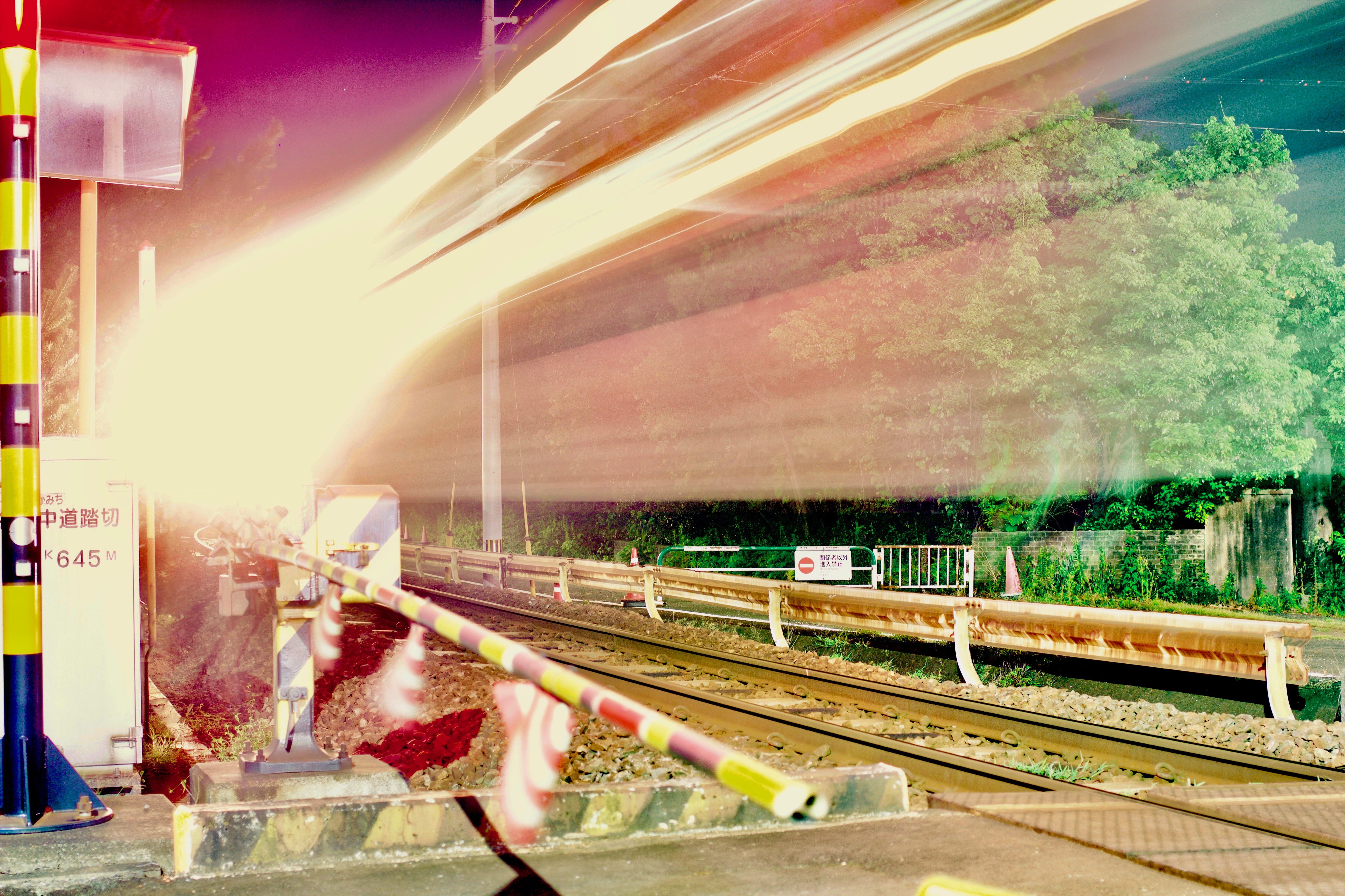 travel, transportation, public transportation, railroad track, no people, built structure, sunlight, lens flare, fukuoka prefecture, japan, outdoors, rail transportation, HD Wallpaper