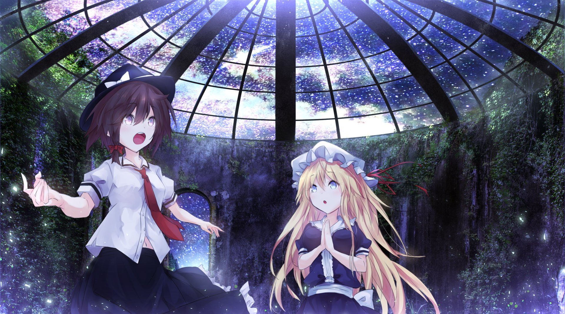Anime, 1080P, Touhou, Maribel Hearn, Renko Usami, HD Wallpaper