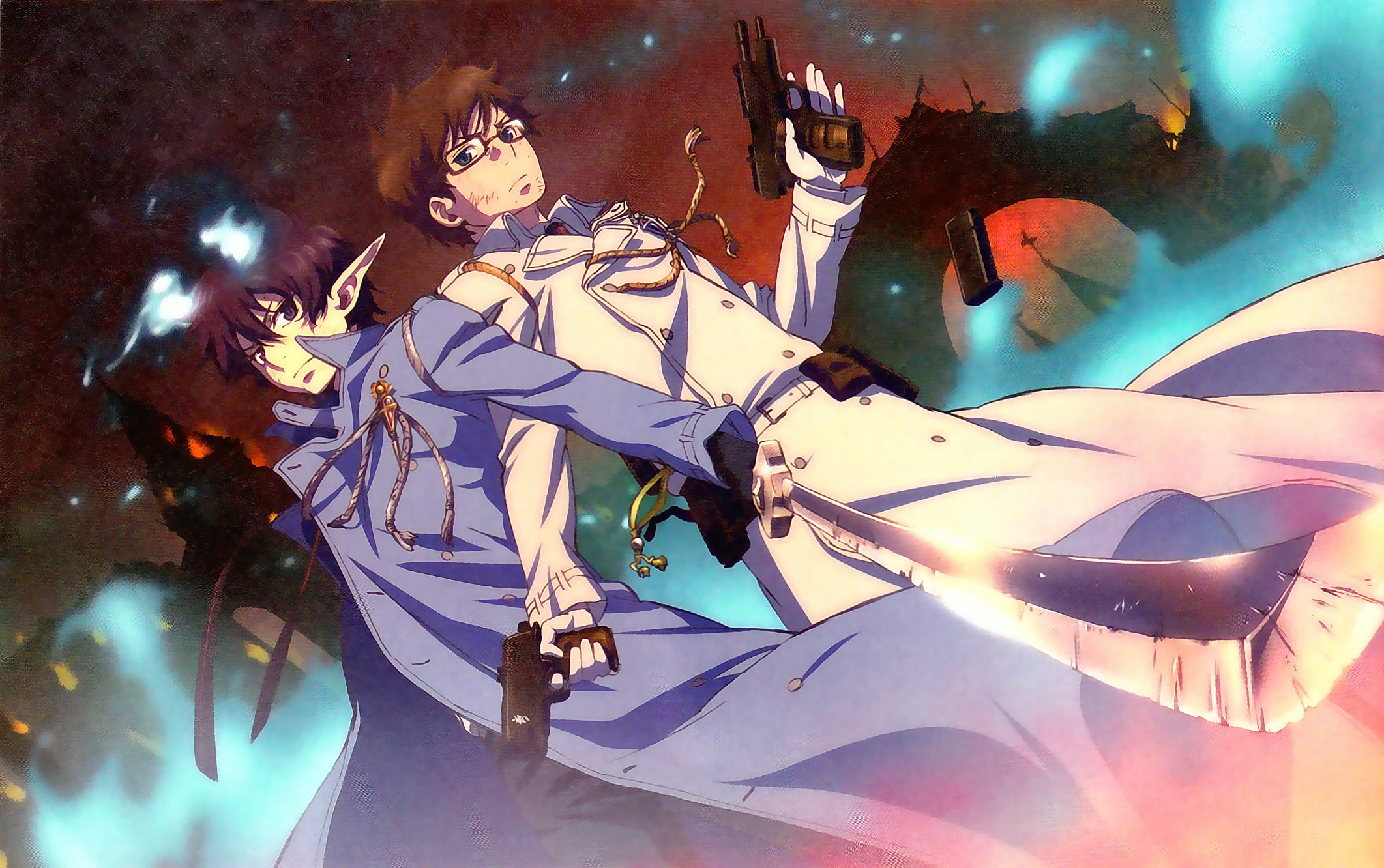 exorcist, 1080P, ao no exorcist, HD Wallpaper