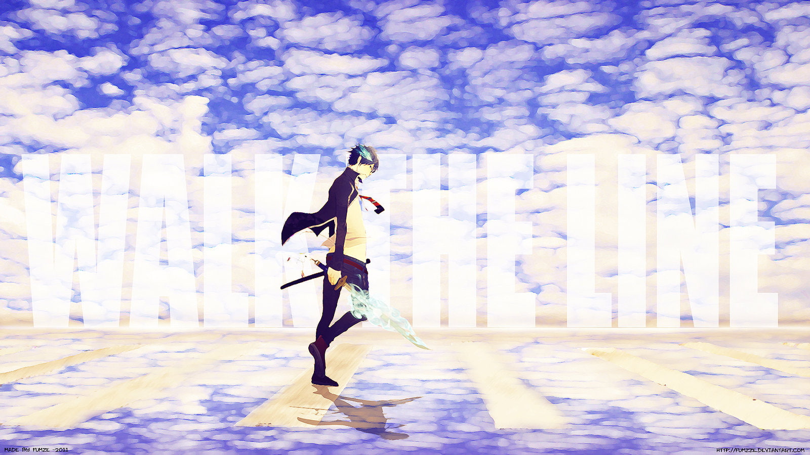 720P, Okumura Rin, anime boys, Blue Exorcist, HD Wallpaper