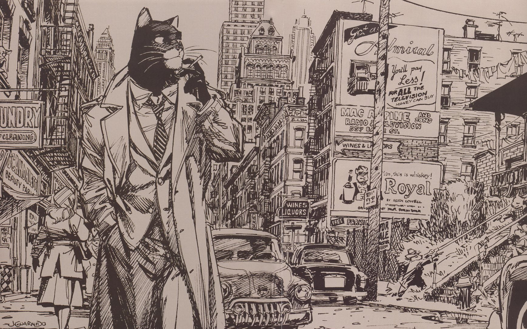 720P, Blacksad, John Blacksad, Comics, HD Wallpaper