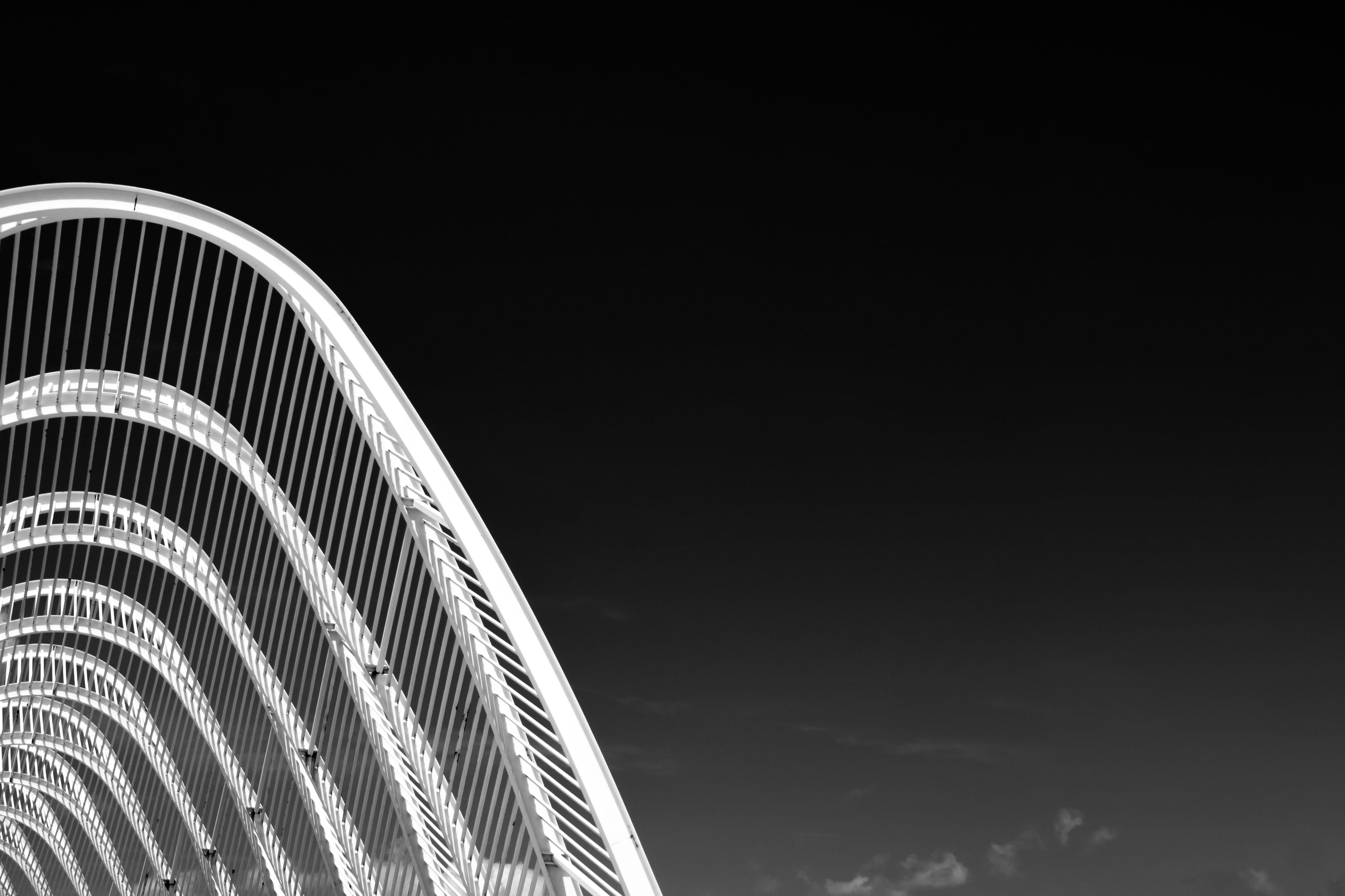 no pesron, skyscraper, simplicity, building exterior, bnw, pattern, cloud - sky, sky, illuminated, art, low angle view, architecture, office building exterior, HD Wallpaper