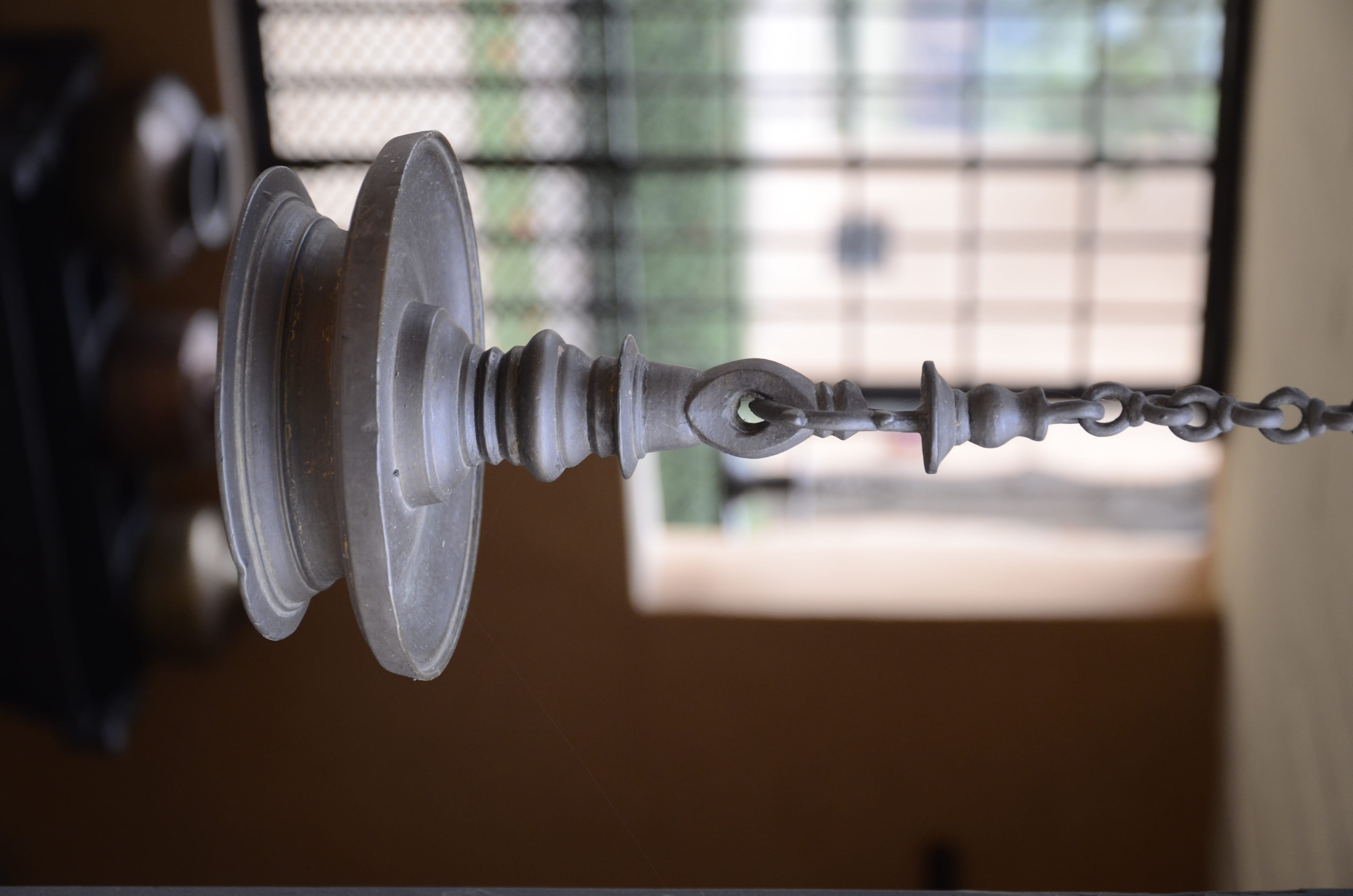 handrail, day, close-up, nature, safety, lighting, window, wood - material, selective focus, sphere, table, bronze, indoors, electric fan, photo, glass, HD Wallpaper