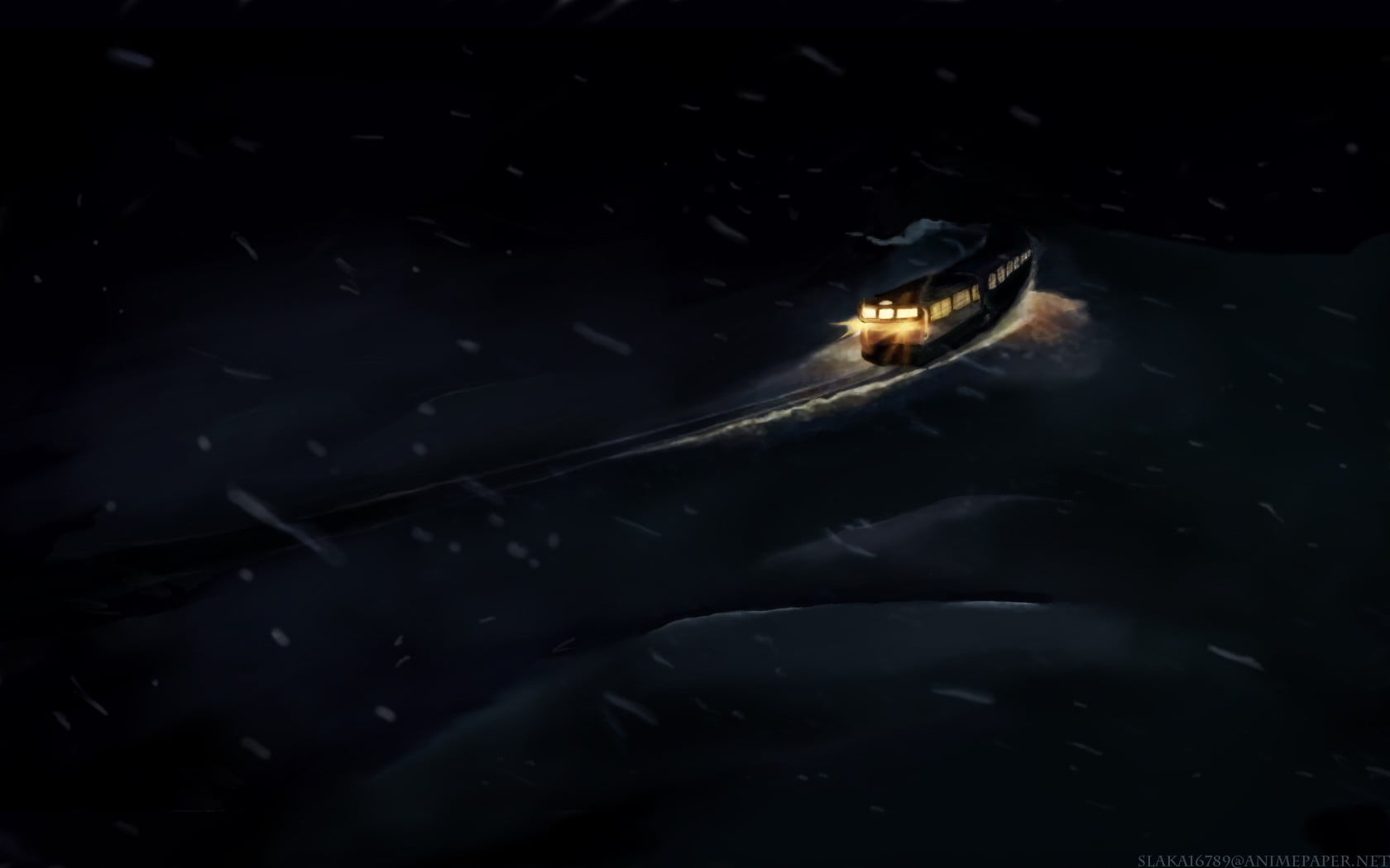 fire, fire - natural phenomenon, dark, Makoto Shinkai , lighting equipment, illuminated, 720P, transportation, motion, night, no people, boat, 5 Centimeters Per Second, HD Wallpaper