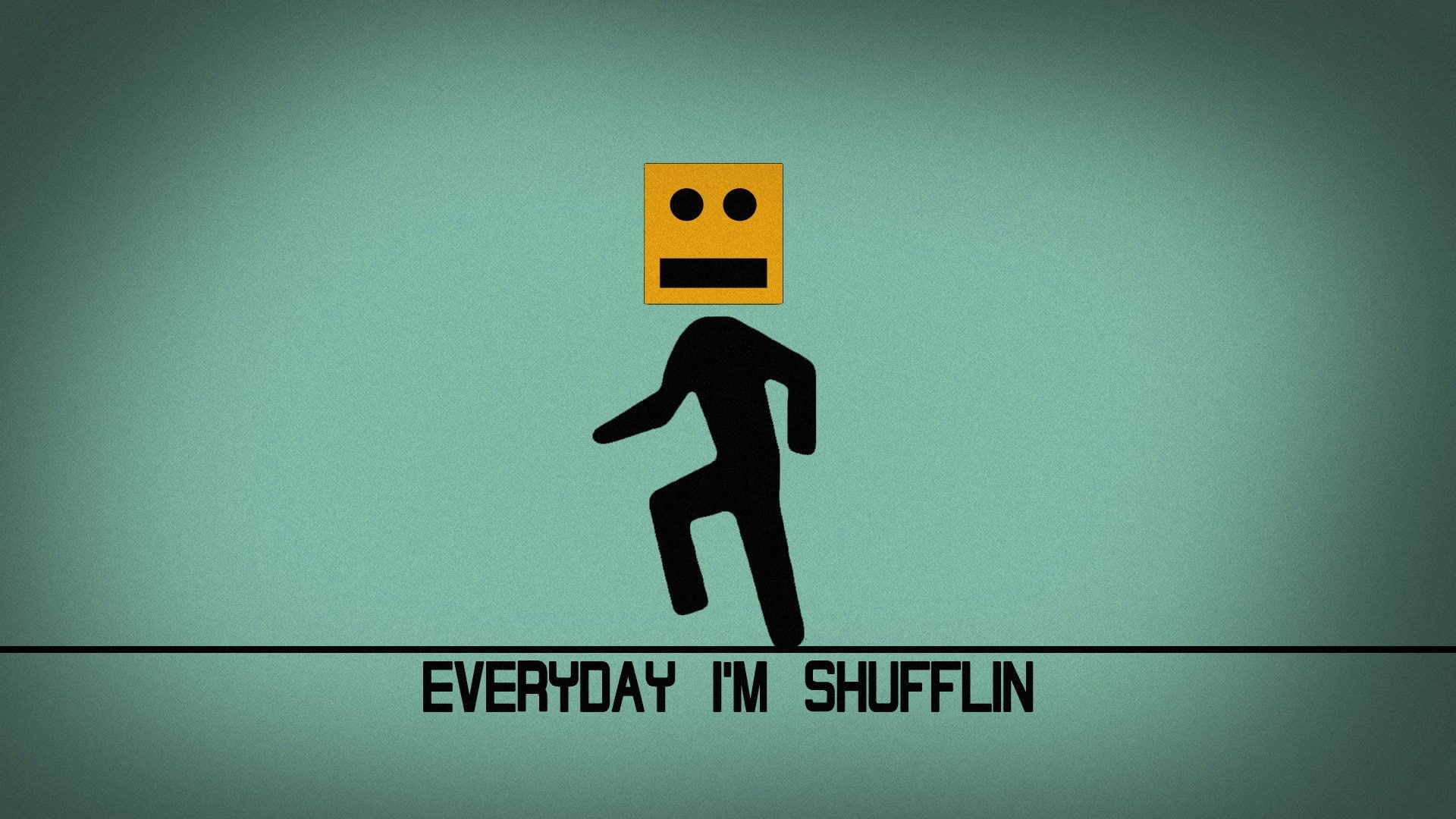 Everyboty, 1080P, Shuffle!, Bot, funny, blue, dancing, music, robots, Lmfao, red, HD Wallpaper