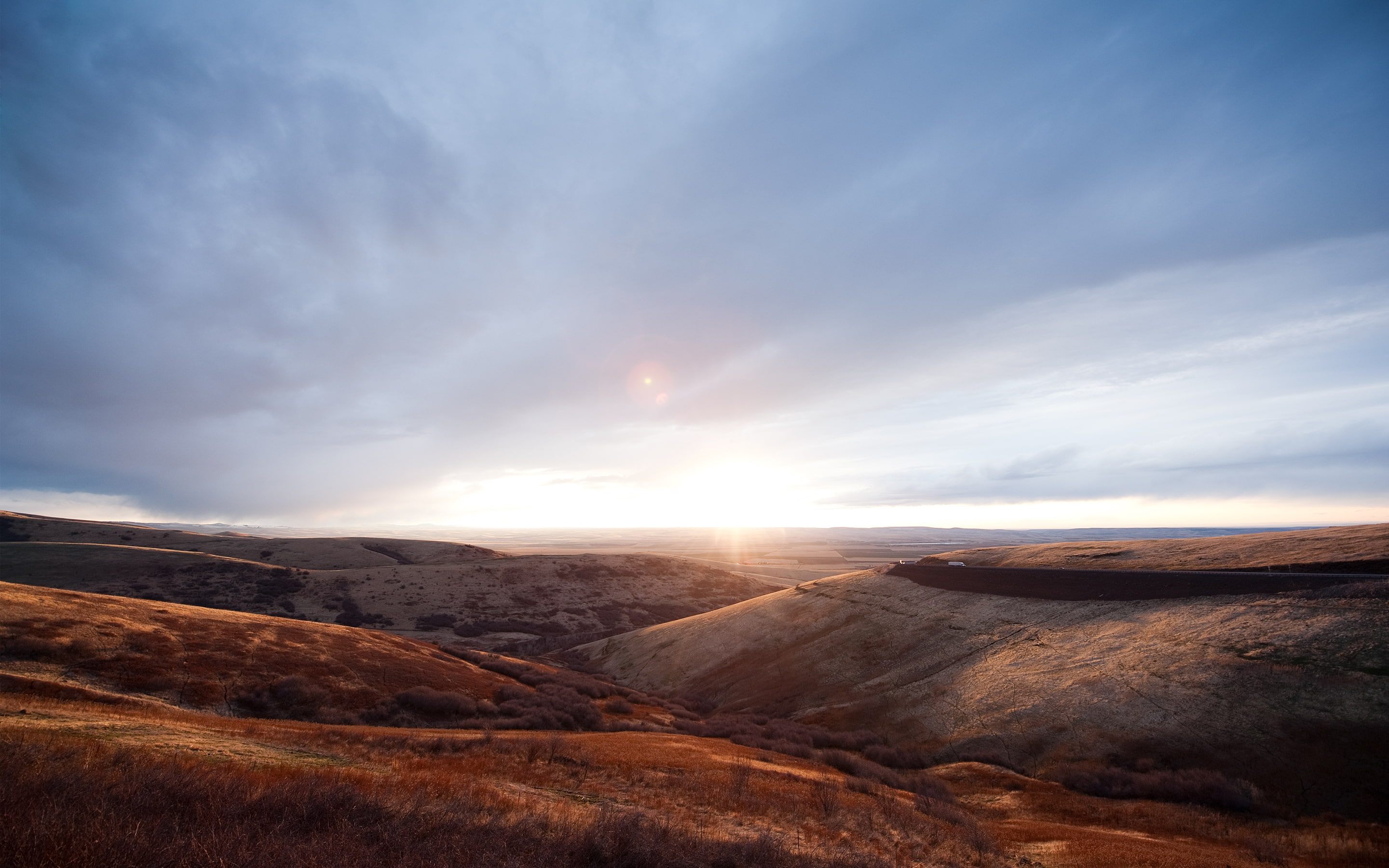 bright, environment, hills, nikon, day, sunbeam, scenics - nature, photography, fields, oregon, pendletonoregon, sunset, nature, lens flare, lightblue, HD Wallpaper