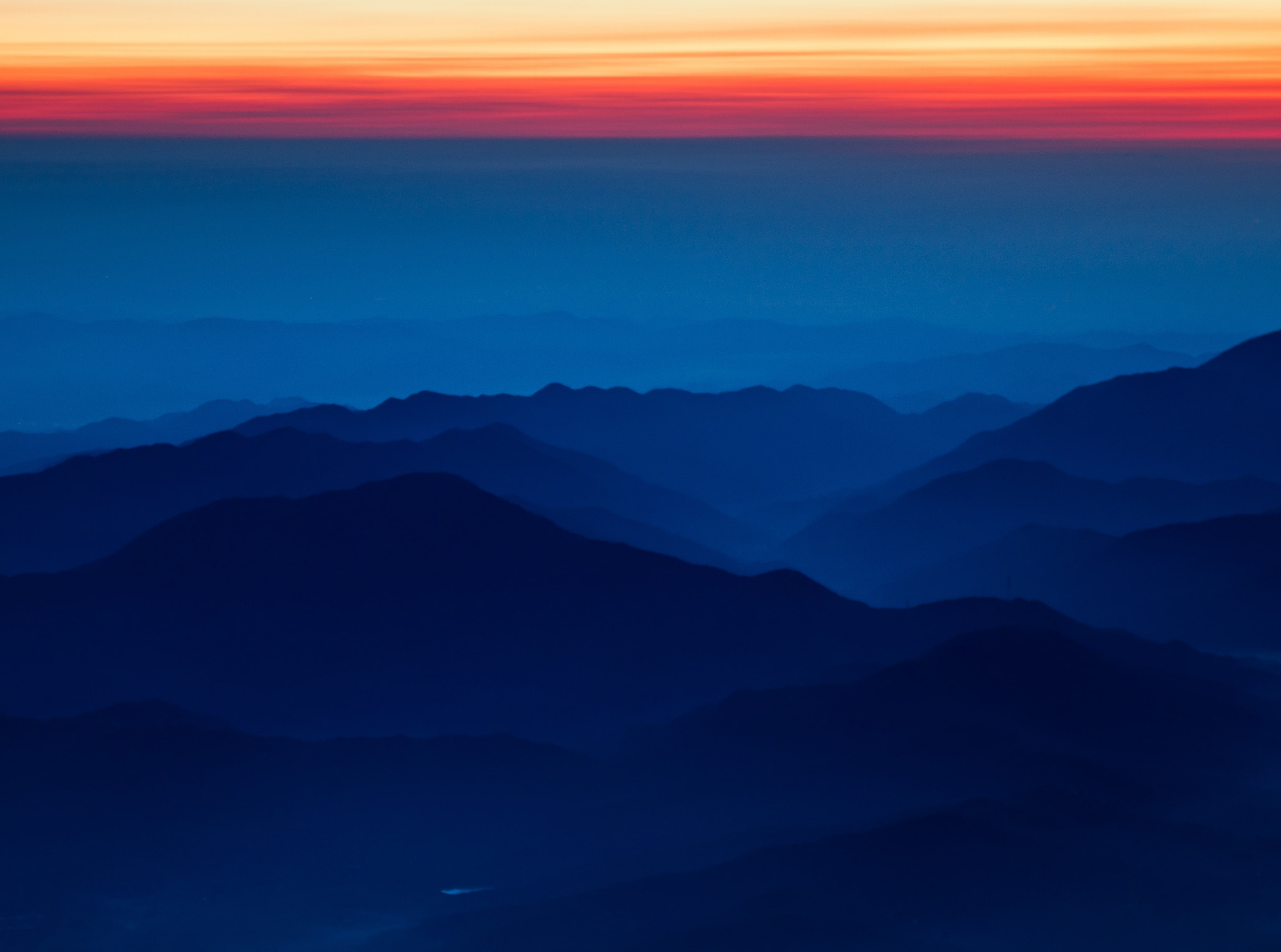 cloud - sky, sunset, 4K, non-urban scene, fujiyoshidashi, 9thstation, tranquility, mountain peak, mountain, mountain range, subashiri, Hiking, subashiritrail, HD Wallpaper