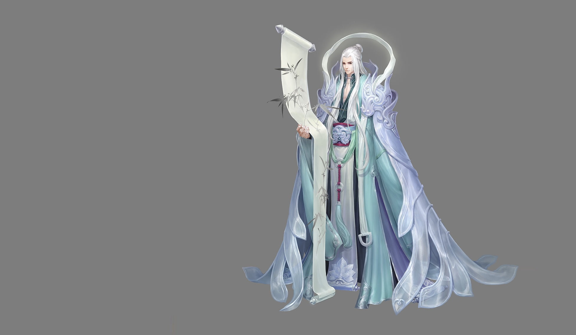 art, taste kaisei, Day three, bamboo, fantasy, scroll, 1080P, HD Wallpaper