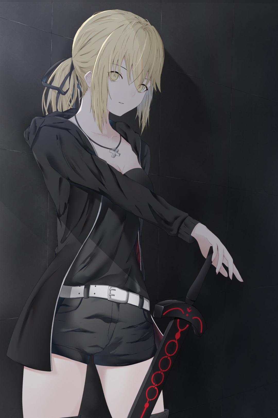 yama (artist), anime girls, Saber (Fate/Grand Order), 720P, anime, Fate/Grand Order, Phone HD Wallpaper