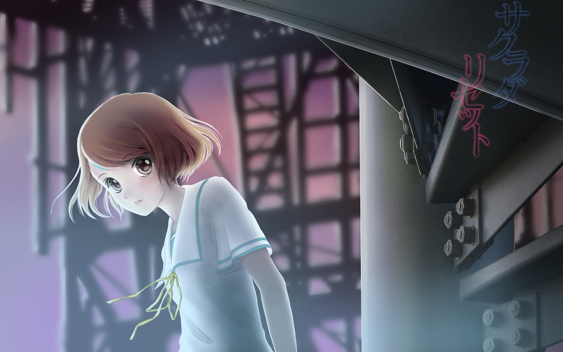 Sakurada Reset, 1080P, Anime, Misora Haruki, HD Wallpaper