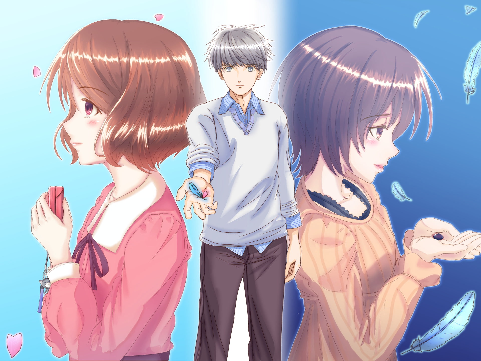 Sakurada Reset, Anime, Sumire Souma, 1080P, Misora Haruki, Kei Asai, HD Wallpaper