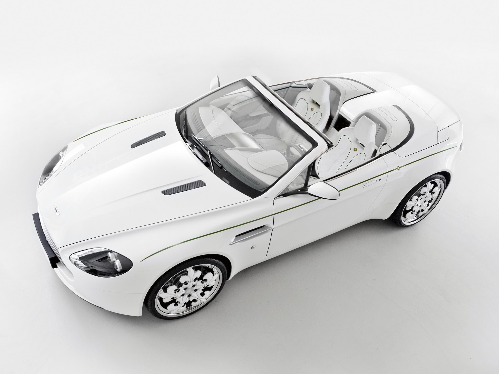 blanc, cars, roadtser, aston, de, blancdeblancs, astonmartin, blancs, roadster, weckerle, martin, 1080P, grafweckerle, vantage, v, graf, HD Wallpaper