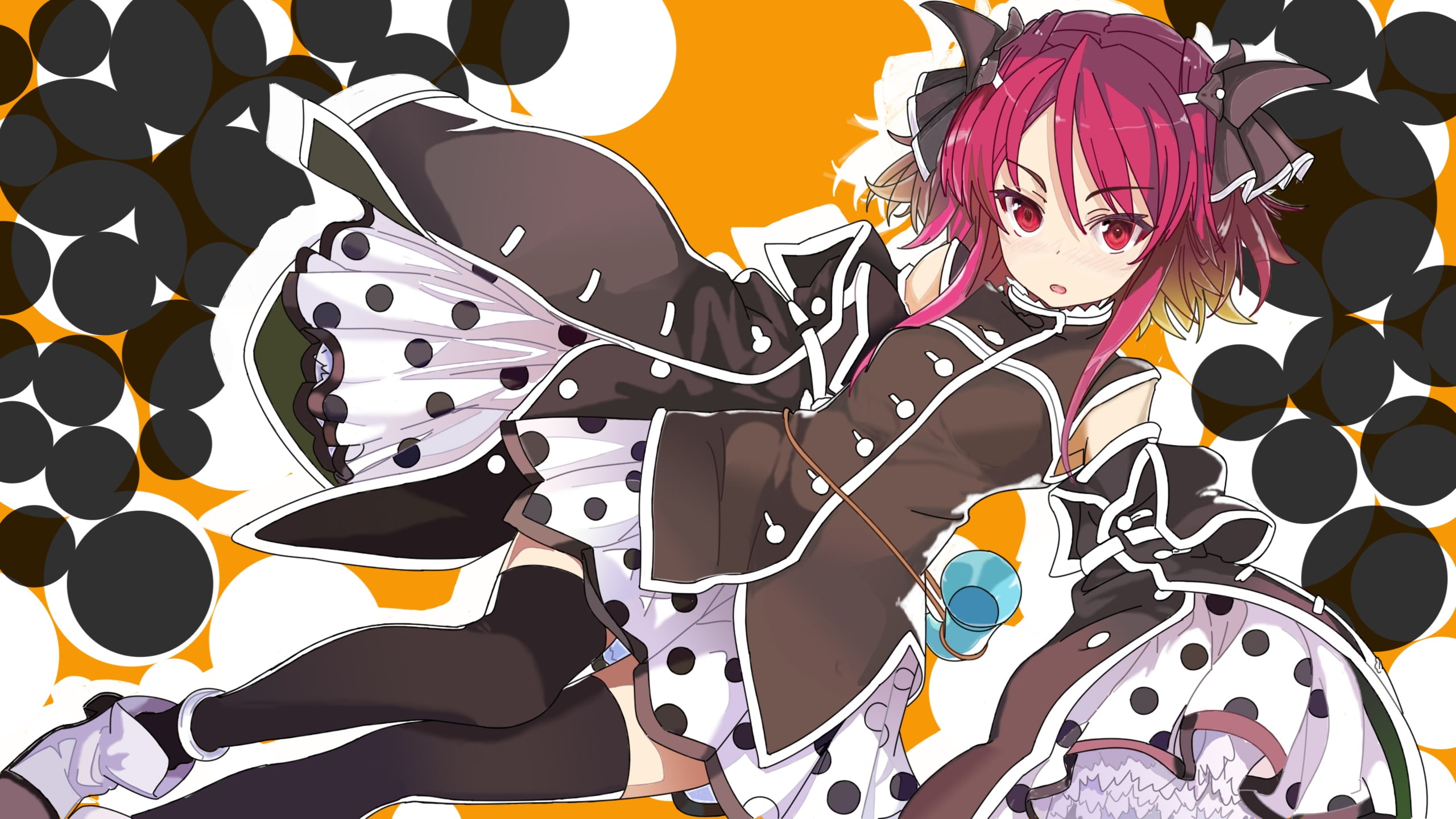 fa chan, girls, tachi, 2K, kuru, isekai, thighhighs, mondaiji, sou, kara, pest, girl, desu, HD Wallpaper