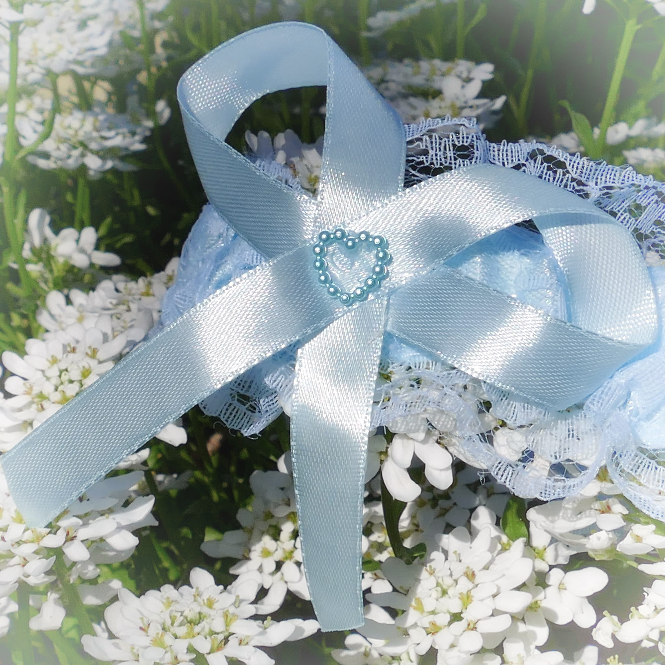outdoors, Wedding, 1080P, ribbon - sewing item, Romantic, flower, plant, Flowers, holiday, tied bow, decoration, day, flowering plant, close-up, blue, Phone HD Wallpaper