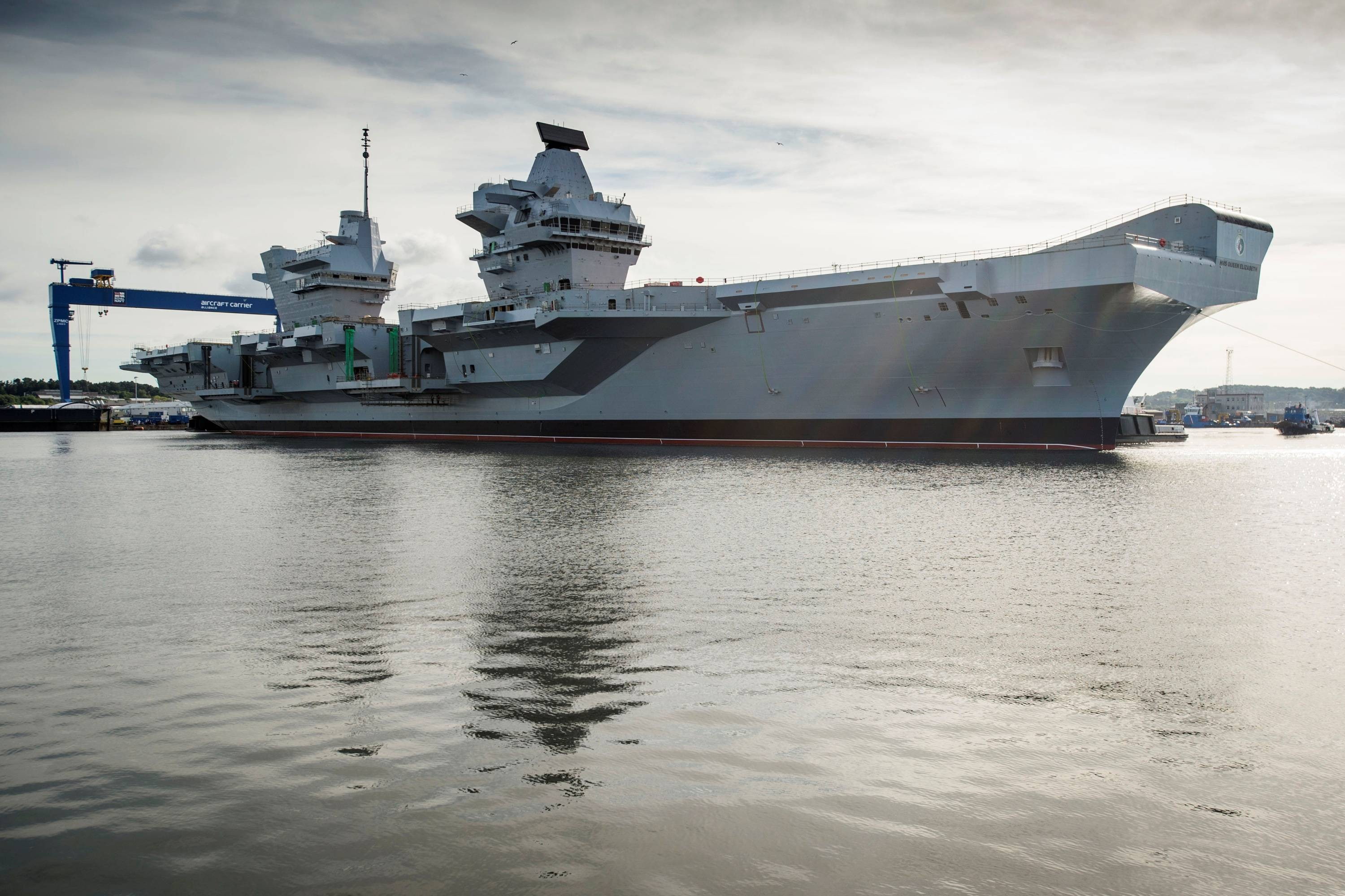 vehicle, 2K, HMS Queen Elizabeth, military, HD Wallpaper
