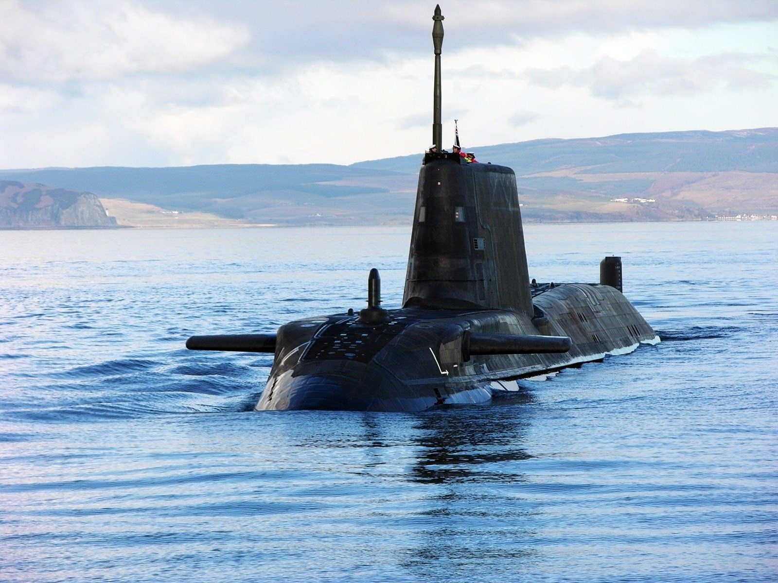 720P, Warships, HMS Astute (S119), Warship, black, Submarine, HD Wallpaper