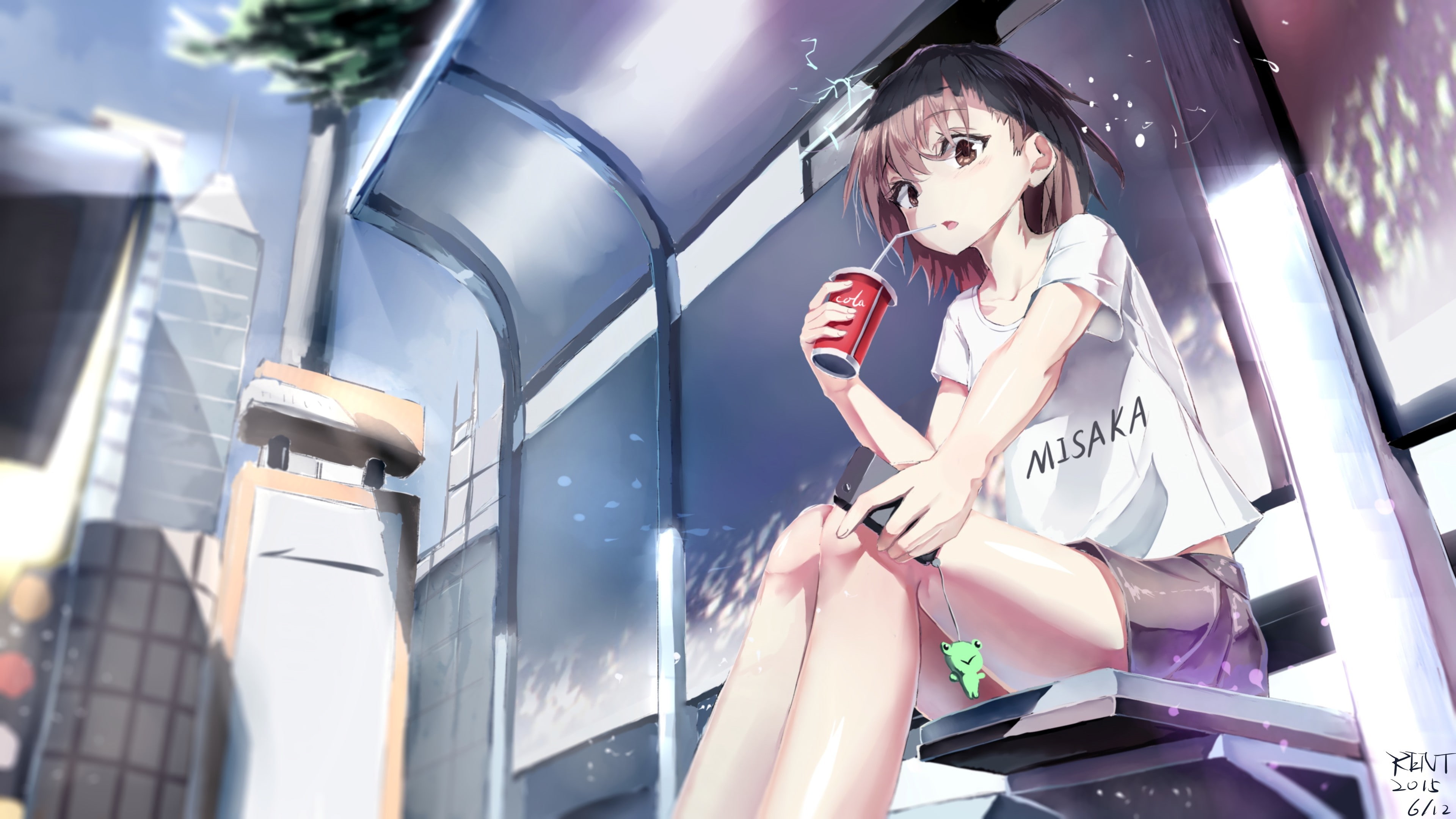 anime girls, Misaka Mikoto, 4K, anime, To aru Majutsu no Index, To Aru Kagaku no Railgun, HD Wallpaper