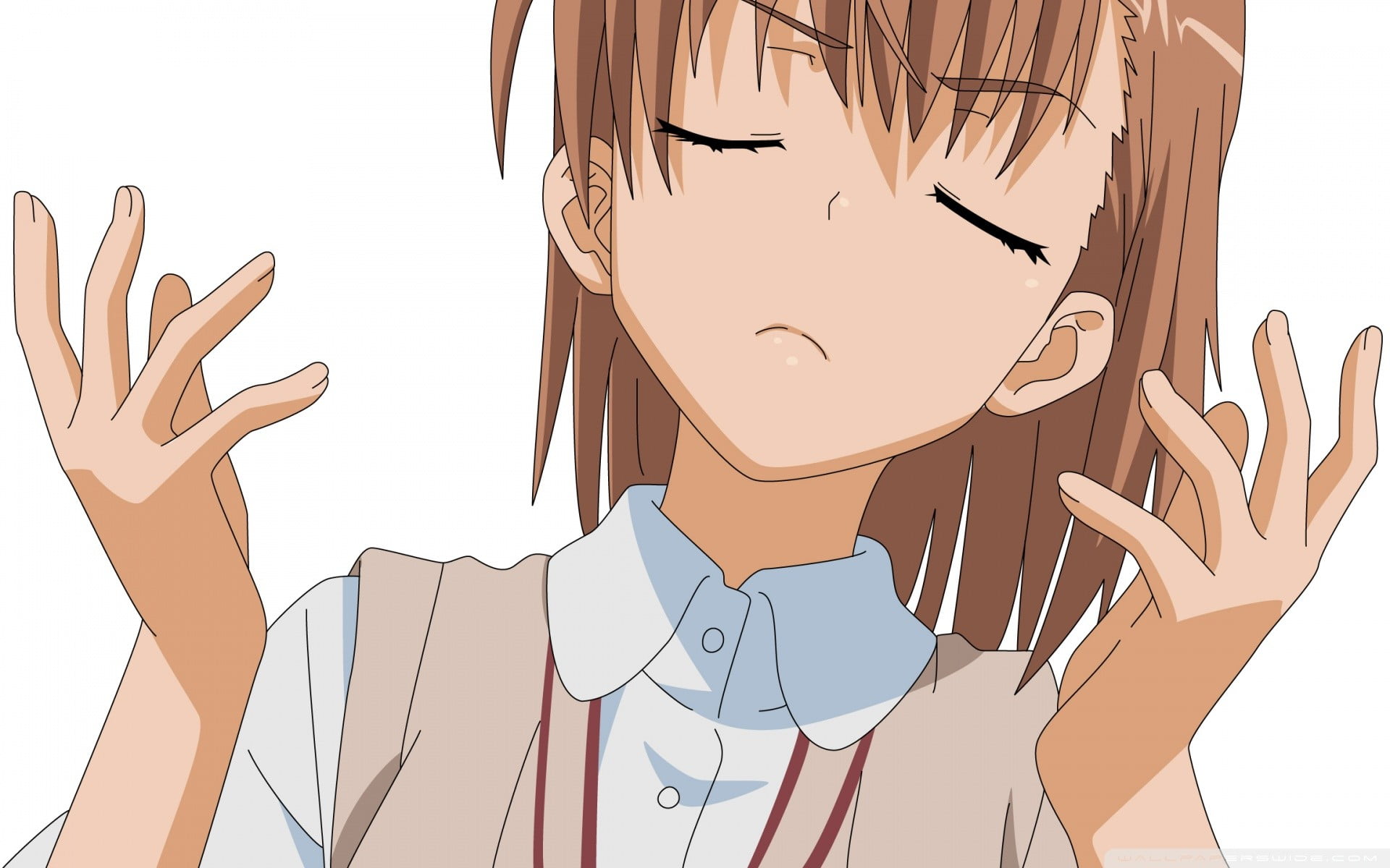 lifestyles, challenge, hairstyle, closed eyes, adult, creativity, human body part, nature, one person, Misaka Mikoto, art and craft, communication, close-up, HD Wallpaper