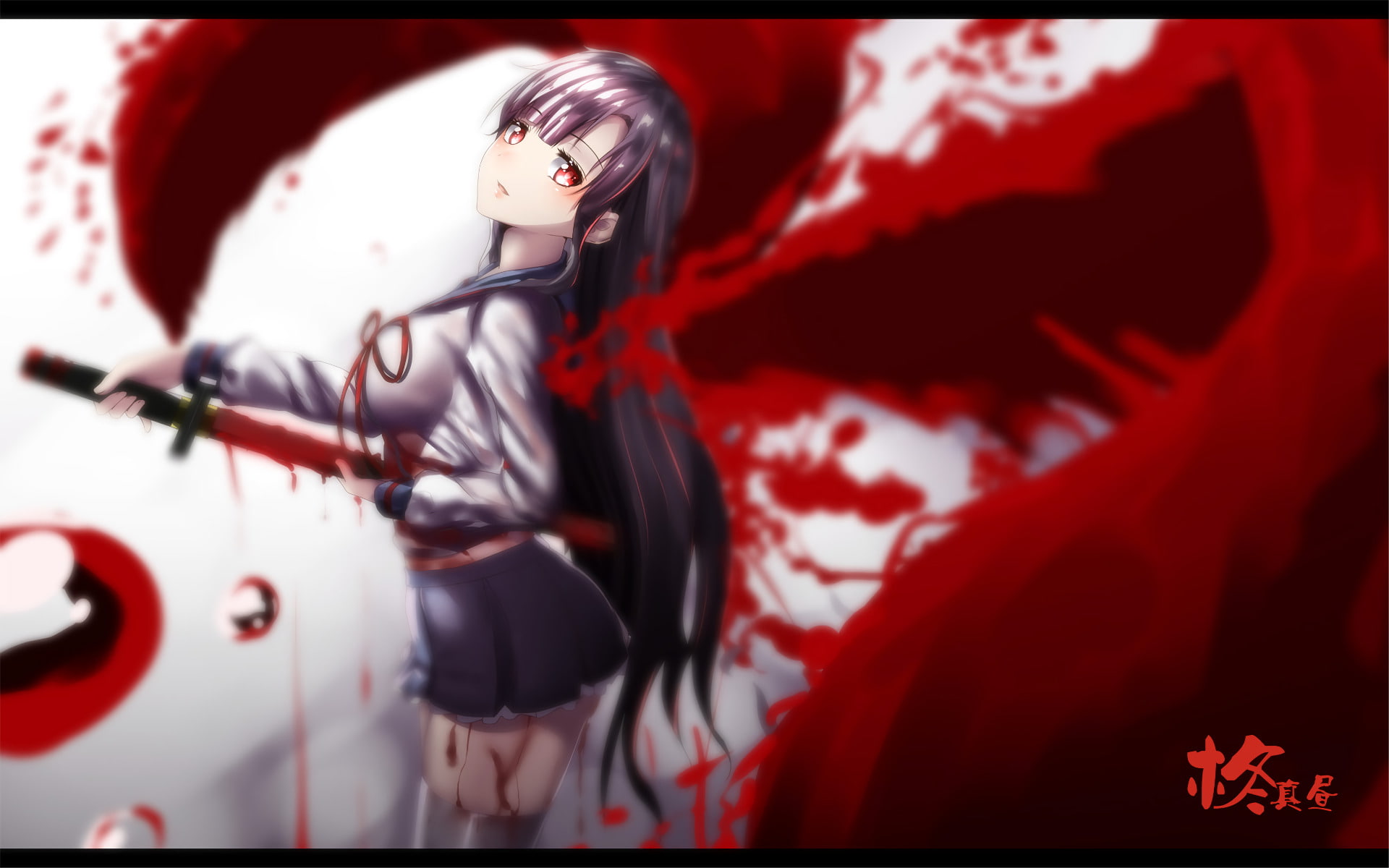 sport, clothing, indoors, Anime, red, domestic room, transfer print, human representation, portrait, 1080P, representation, Seraph of the End, close-up, HD Wallpaper