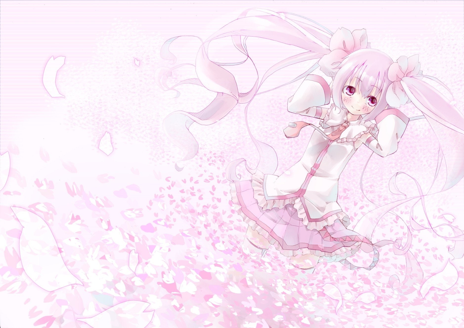 Vocaloid, Pink, Hatsune Miku, Sakura Miku, Anime, 720P, HD Wallpaper