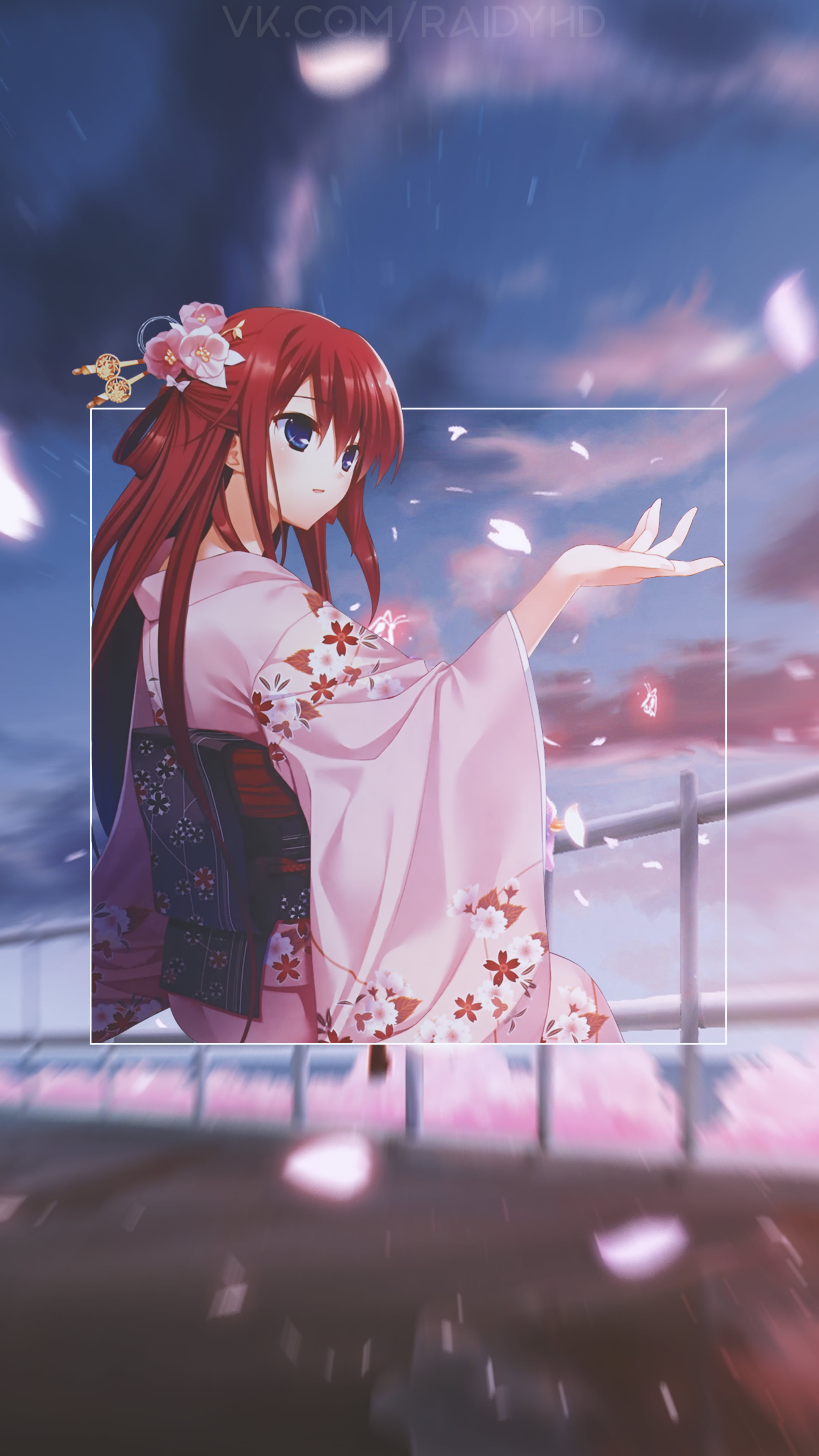 anime girls, anime, 4K, Grisaia no Kajitsu, Suou Amane, picture-in-picture, Phone HD Wallpaper