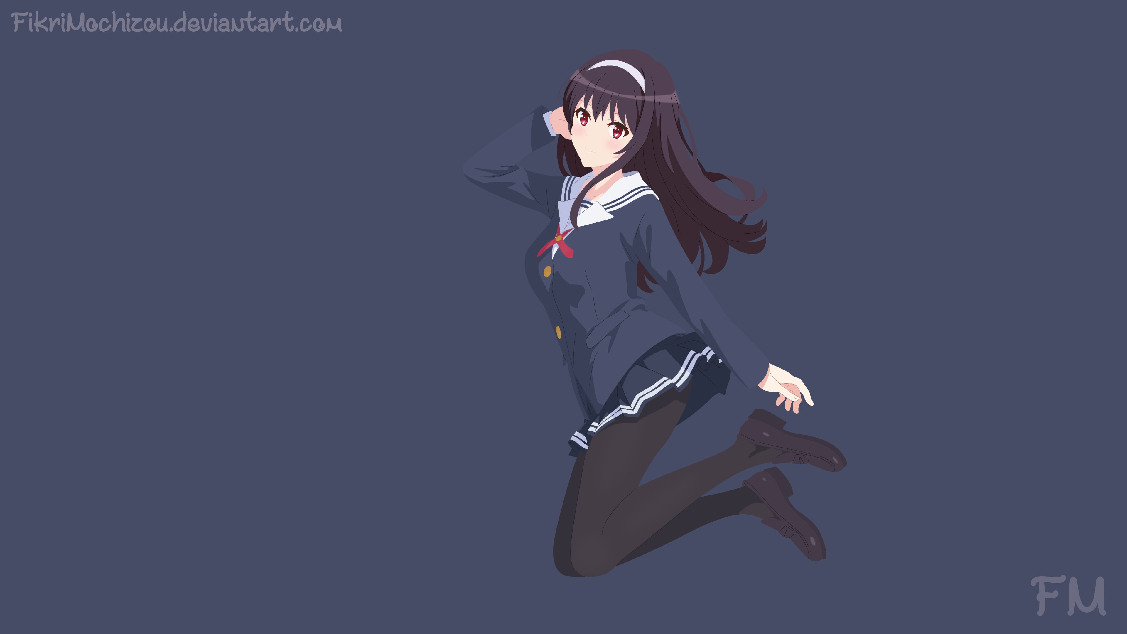 Megumi Katō, Anime, Saekano: How to Raise a Boring Girlfriend, 4K, HD Wallpaper
