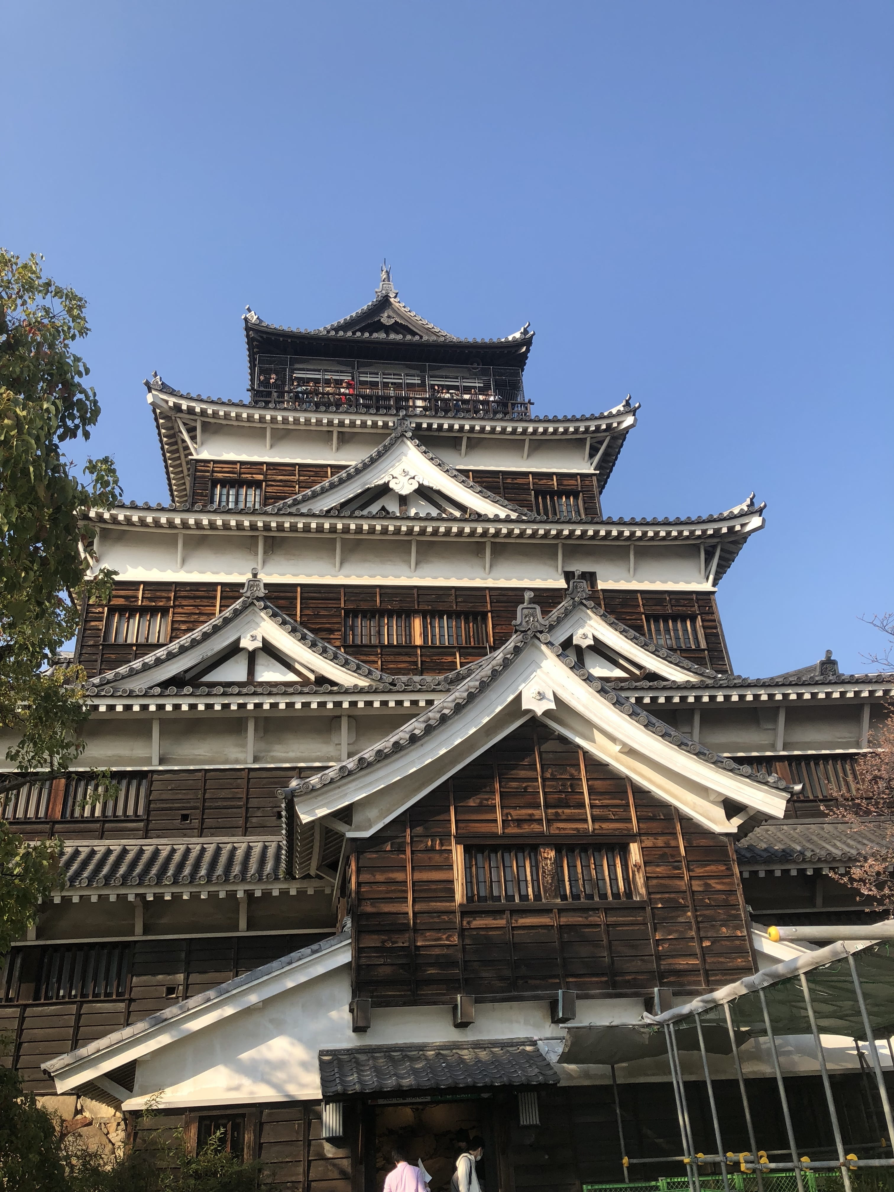 journey, roof, day, building exterior, traditional, architecture, travel destinations, built structure, clear sky, spirituality, ornate, hiroshima, s, view, Phone HD Wallpaper