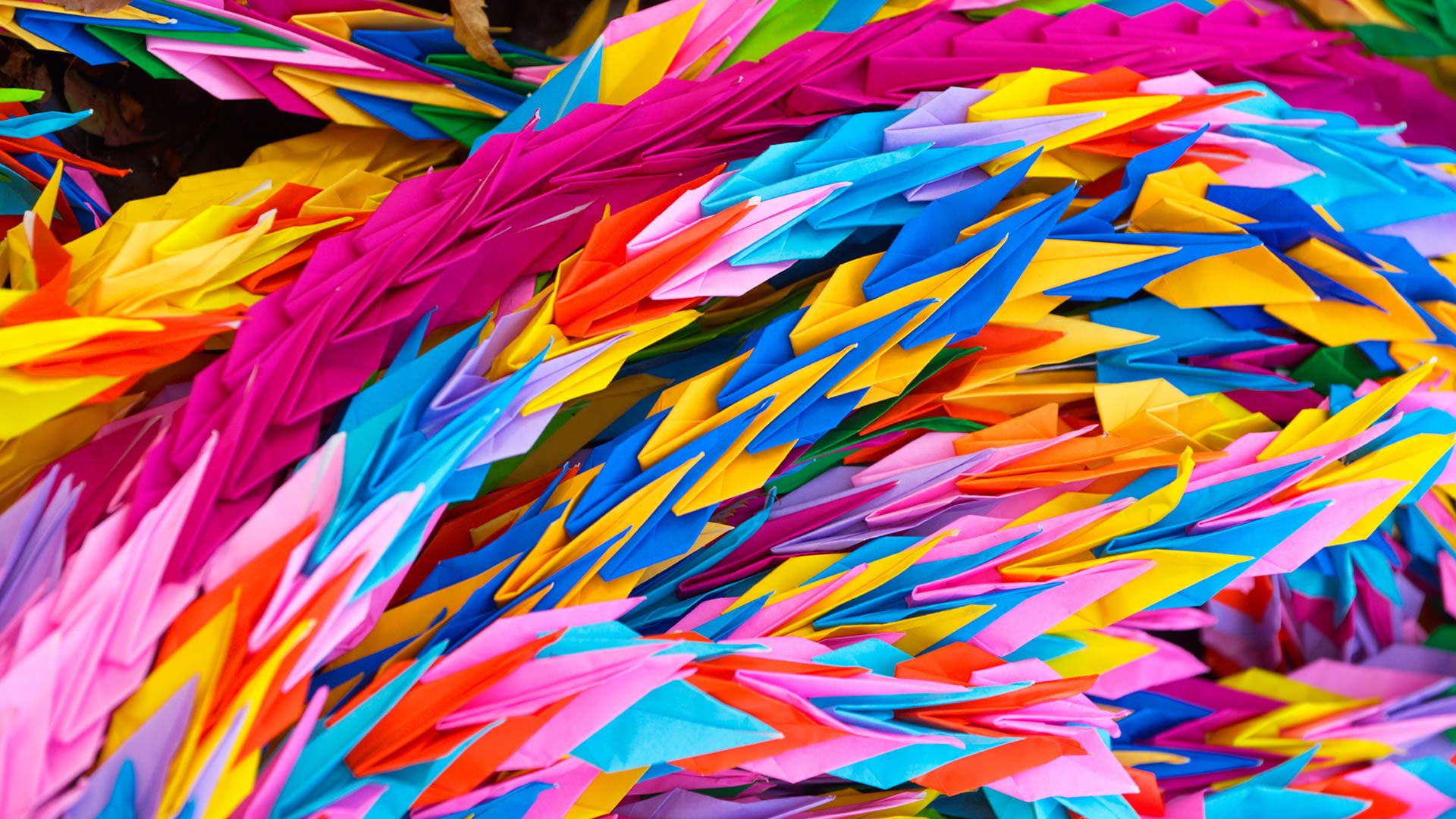 memory, paper cranes, 1080P, Japan, Hiroshima, HD Wallpaper