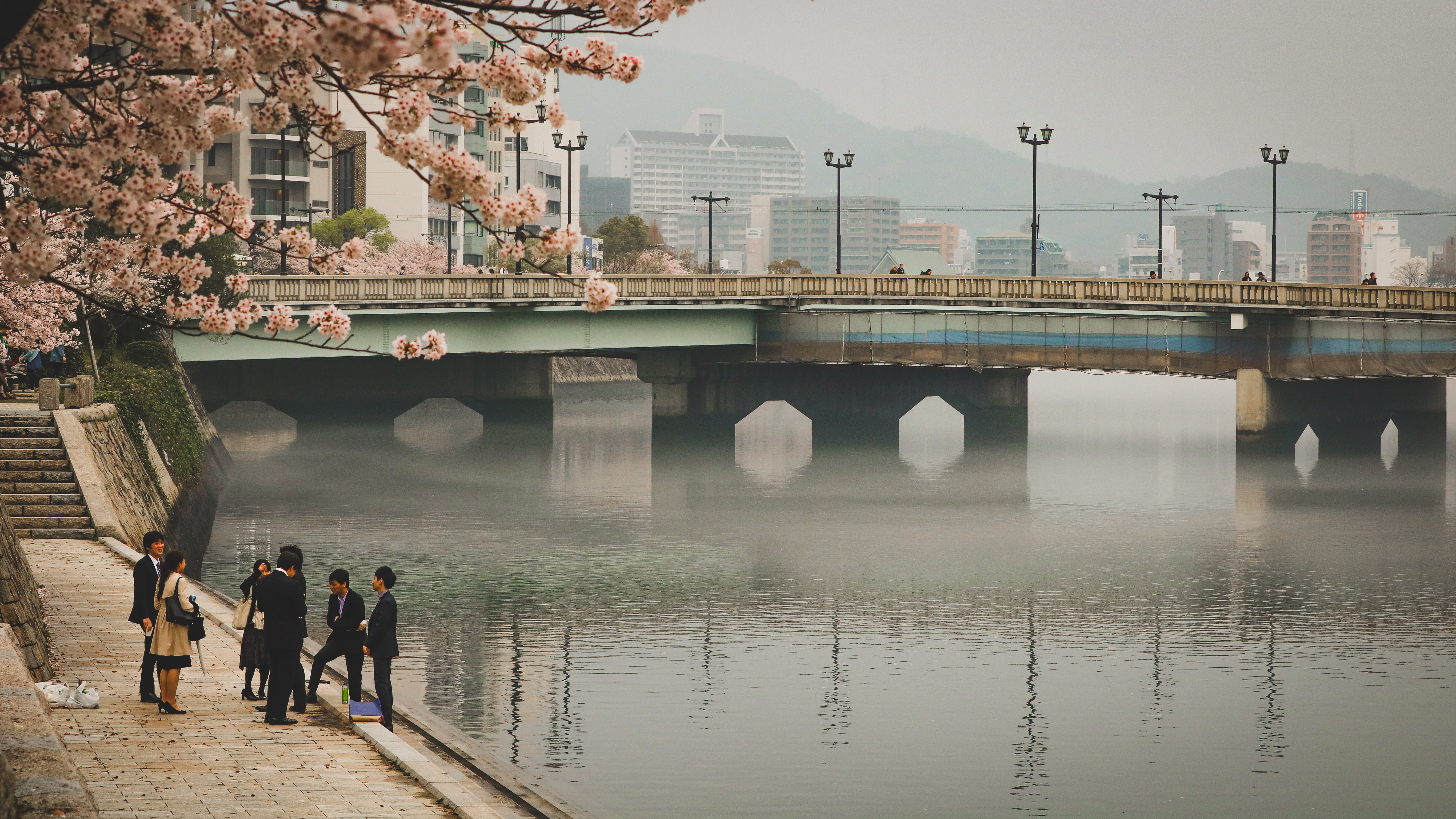 5K, Hiroshima, Japan, HD Wallpaper