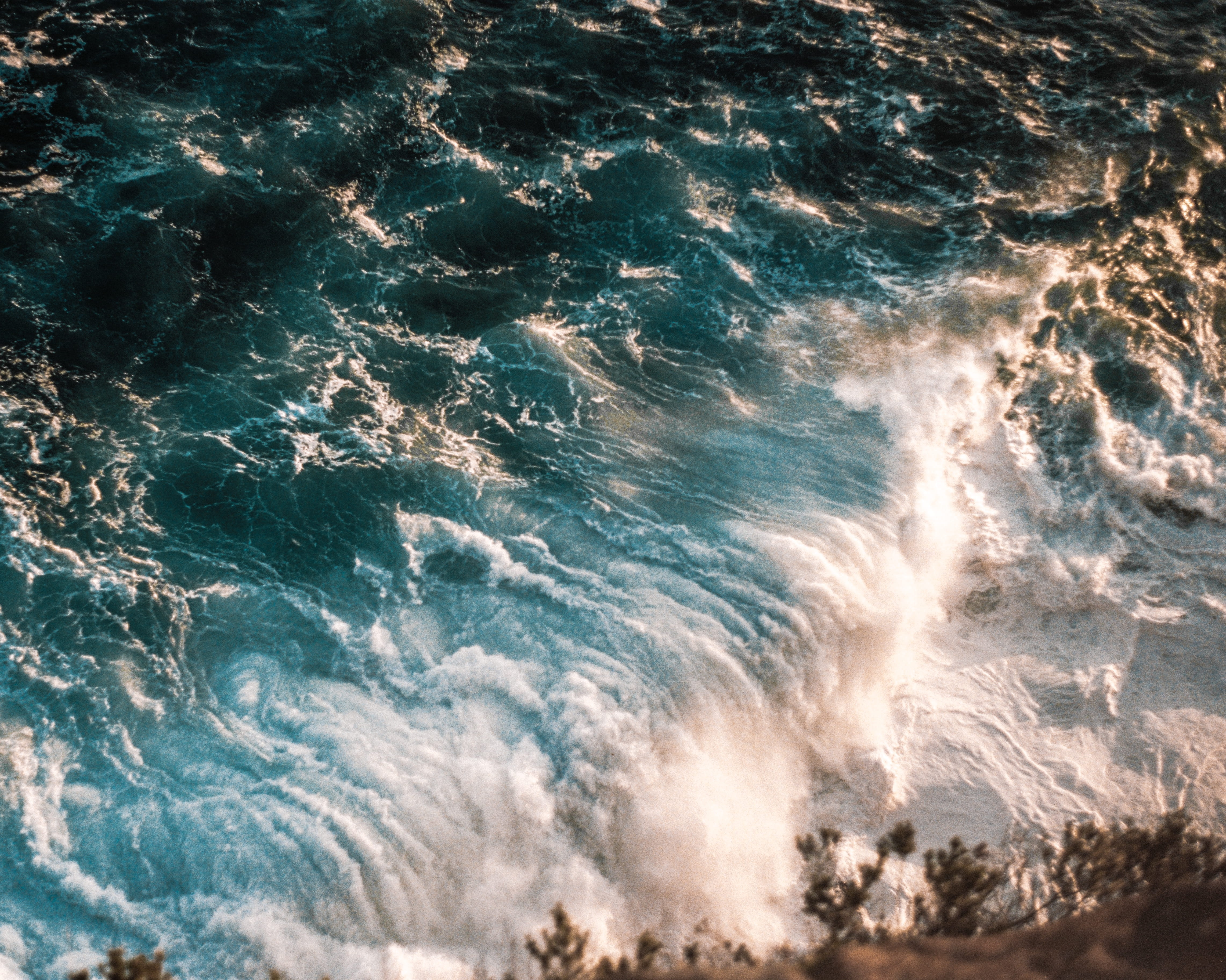 texture, backgrounds, ocean, film, background, manly, full frame, purity, power in nature, motion, harbor, outdoors, tranquility, beauty in nature, 4K, HD Wallpaper