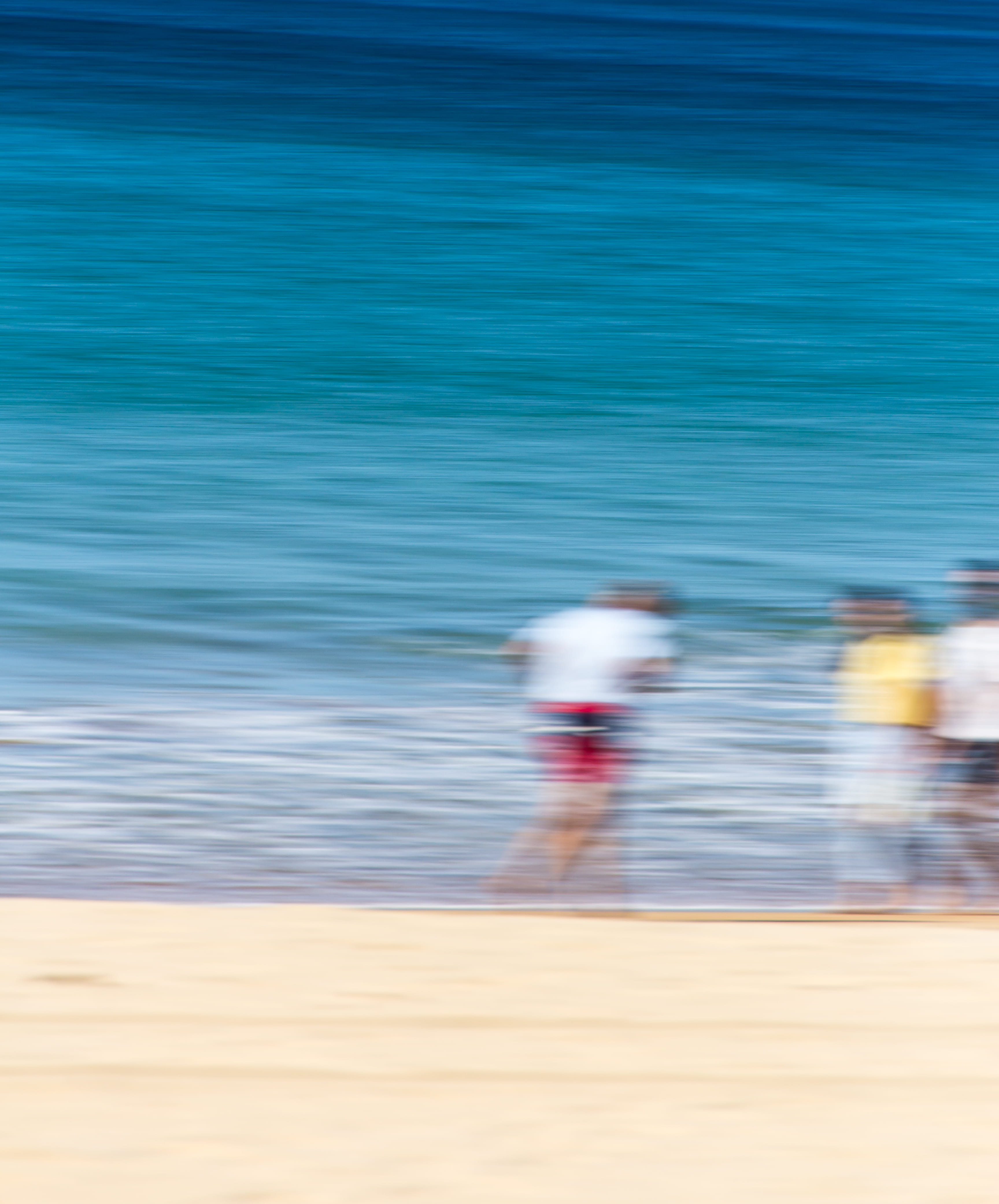 sea waves, motion, ride, lifestyles, blurred motion, blur, australia, sport, manly, ocean, transportation, men, water, sea, 4K, on the move, bright, nature, Phone HD Wallpaper