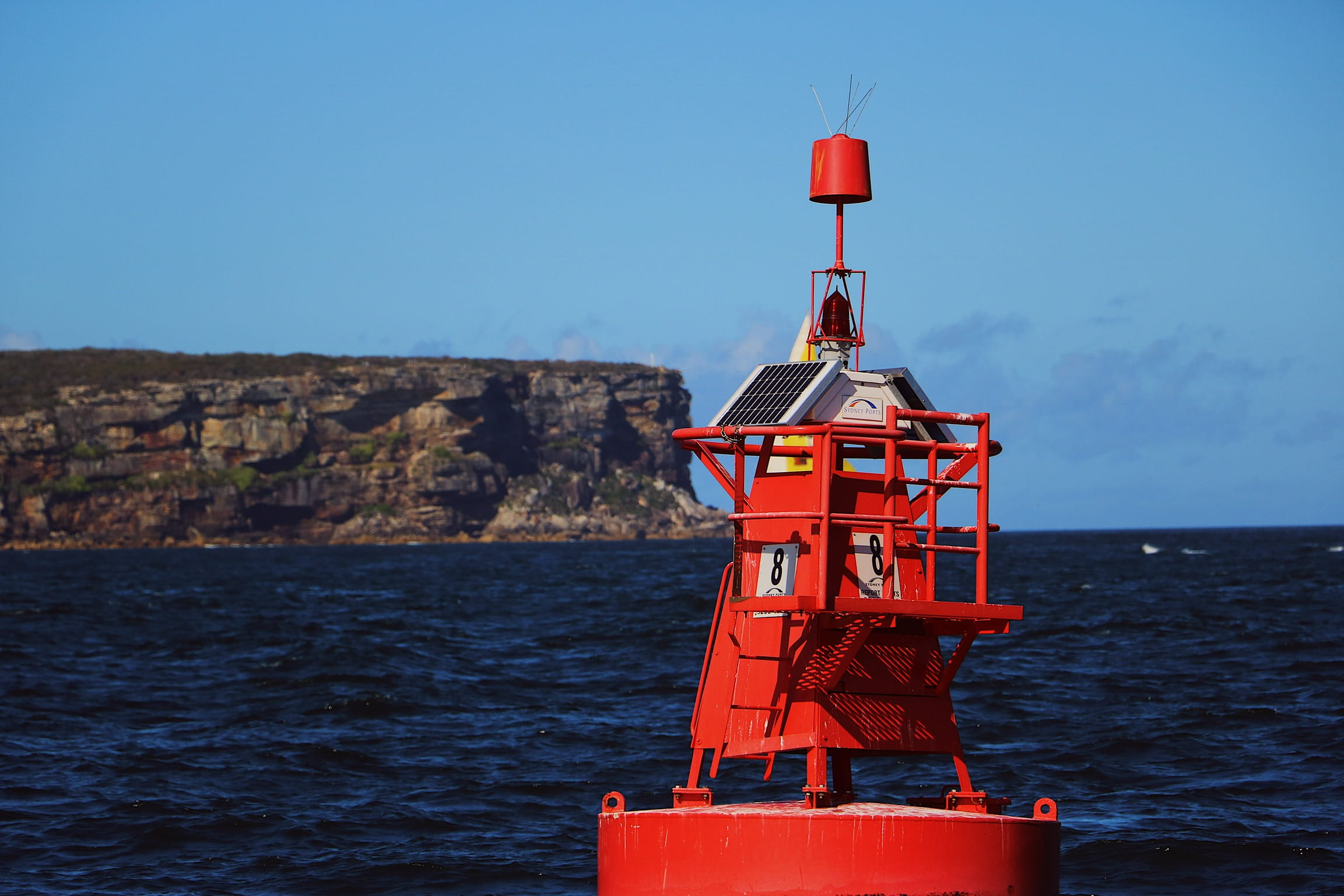 scenics - nature, nature, water, protection, sea, horizon, manly, sky, north head, built structure, buoy, no people, clear sky, horizon over water, day, HD Wallpaper