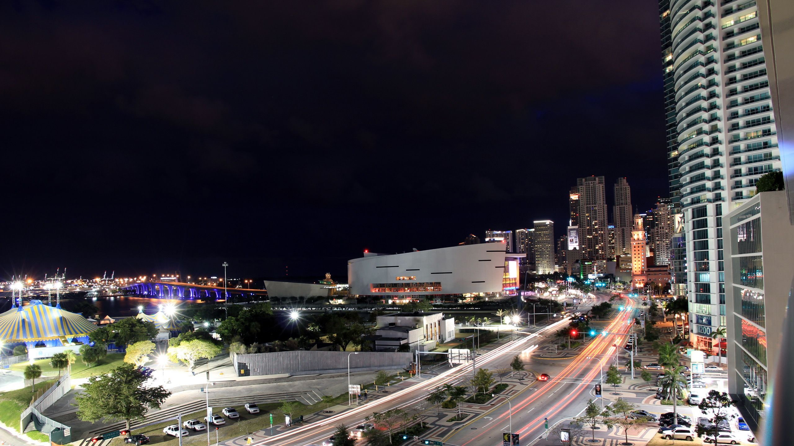 building, 2K, Miami, the city, city, FL, USA, Florida, gray, HD Wallpaper