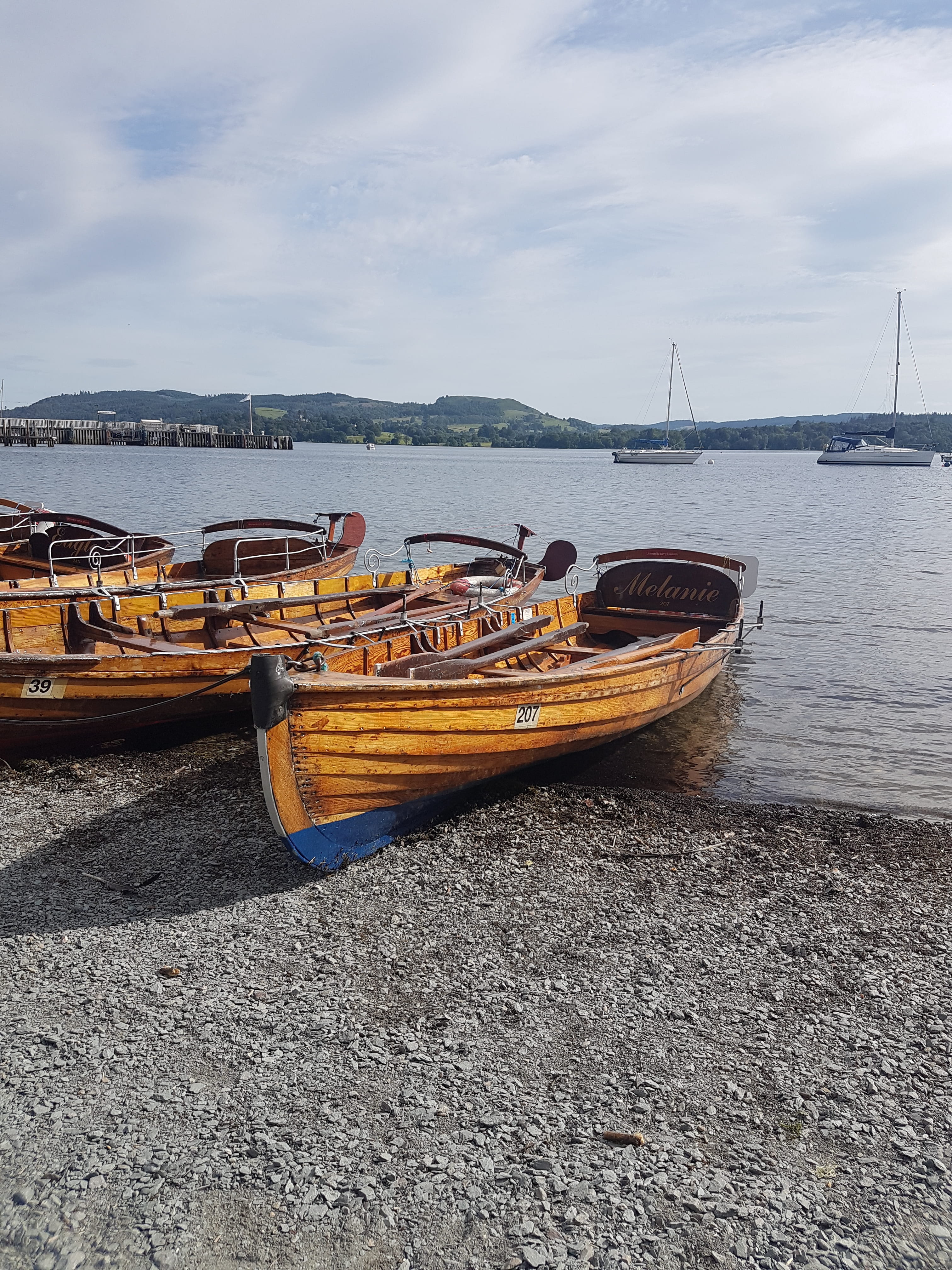 land, moored, nature, anchored, scenics - nature, beach, tranquility, water, nautical vessel, relaxed, sea, windermere, outdoors, day, no people, wooden, Phone HD Wallpaper