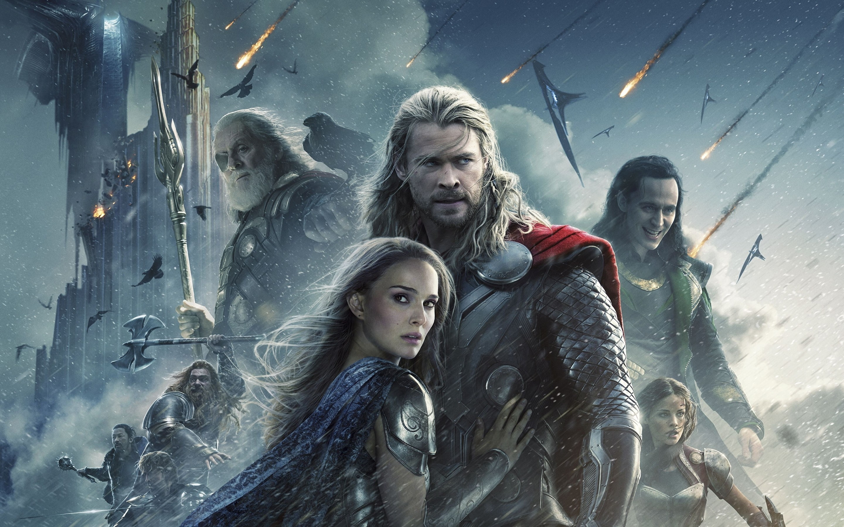 world, 2K, dark, thor 2, poster, movie, thor, HD Wallpaper