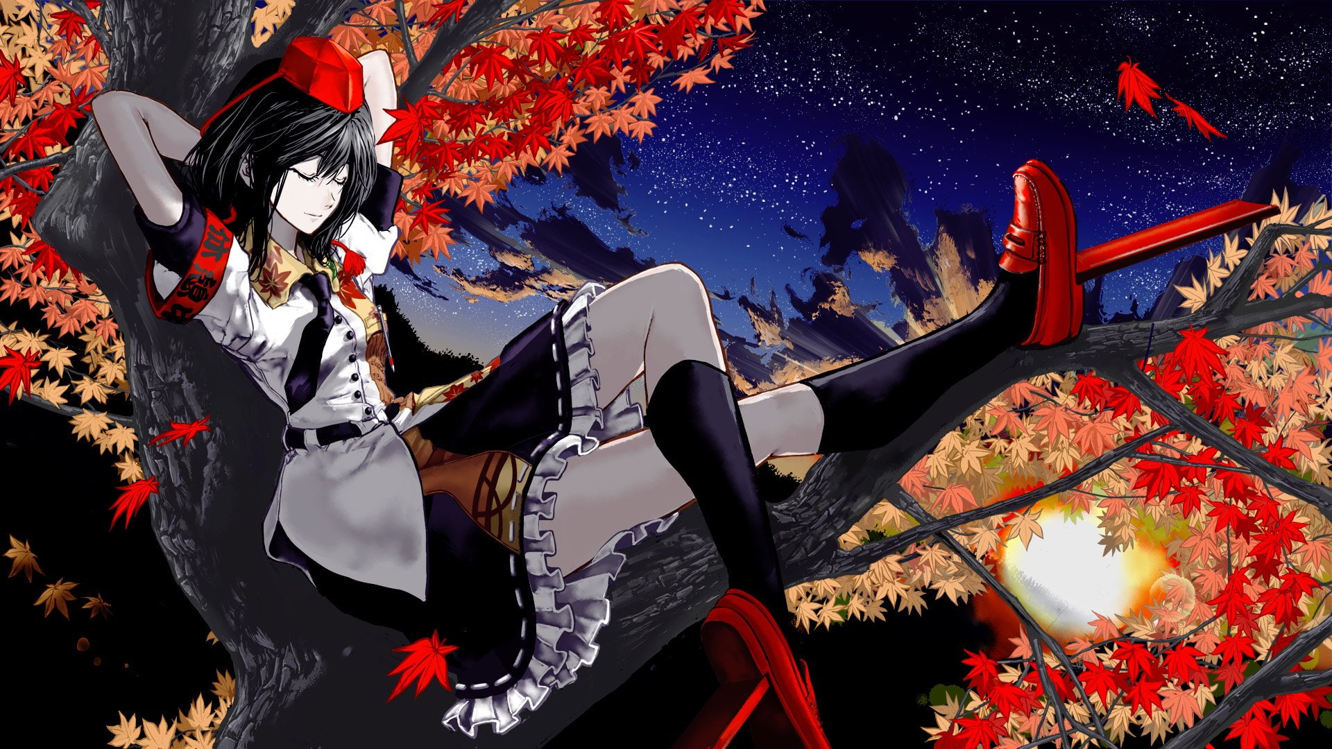 1080P, Touhou, Aya Shameimaru, Anime, HD Wallpaper