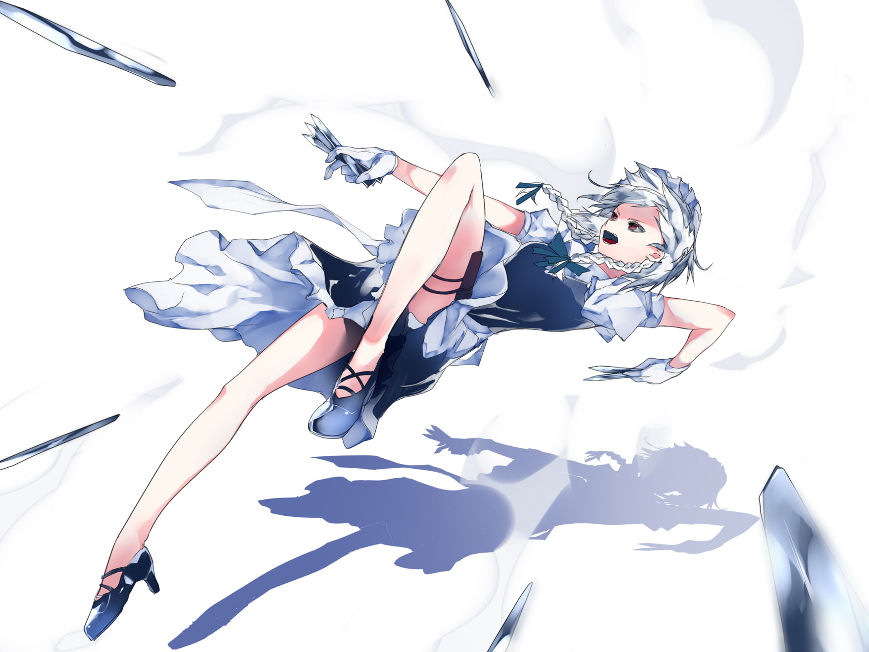 real people, portrait, shadow, weapon, mask - disguise, art and craft, anime girls, warrior, disguise, adult, digital art, battle, Touhou, white background, HD Wallpaper