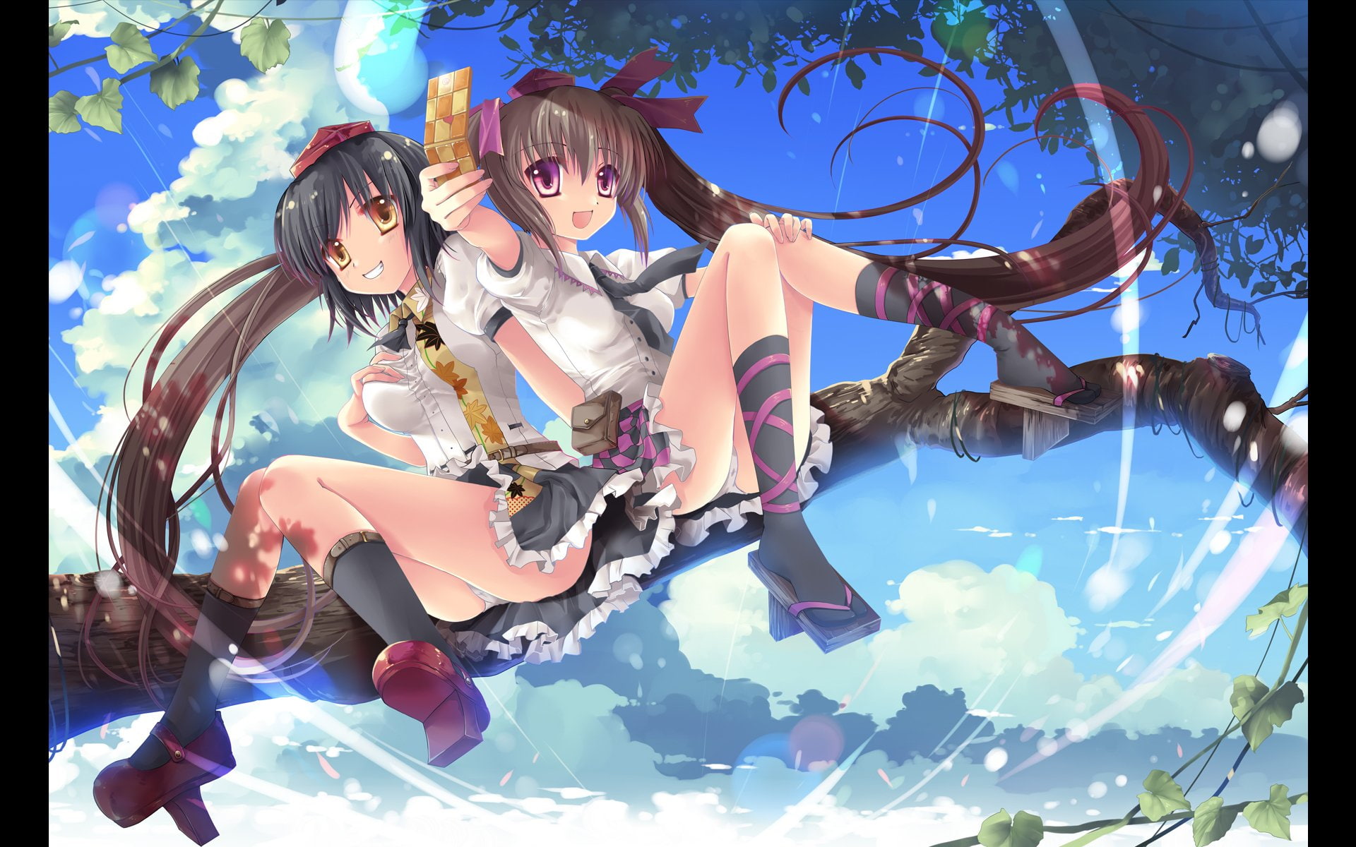 Anime, Hatate Himekaidou, Touhou, 1080P, Aya Shameimaru, HD Wallpaper