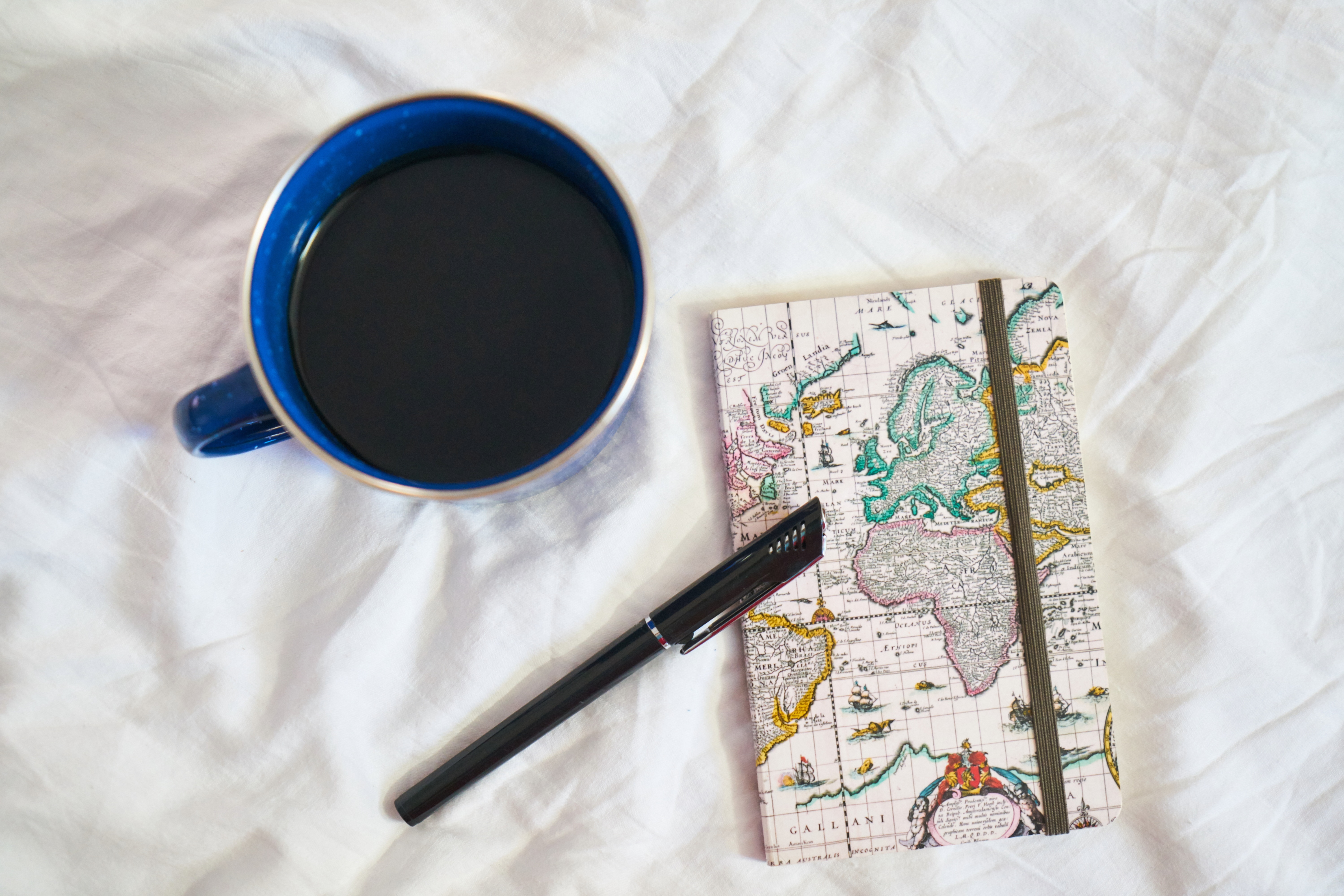 espresso, morning, no people, still life, writing instrument, book, photo, furniture, caffeine, near, coffee, map, food and drink, cappuccino, directly above, HD Wallpaper