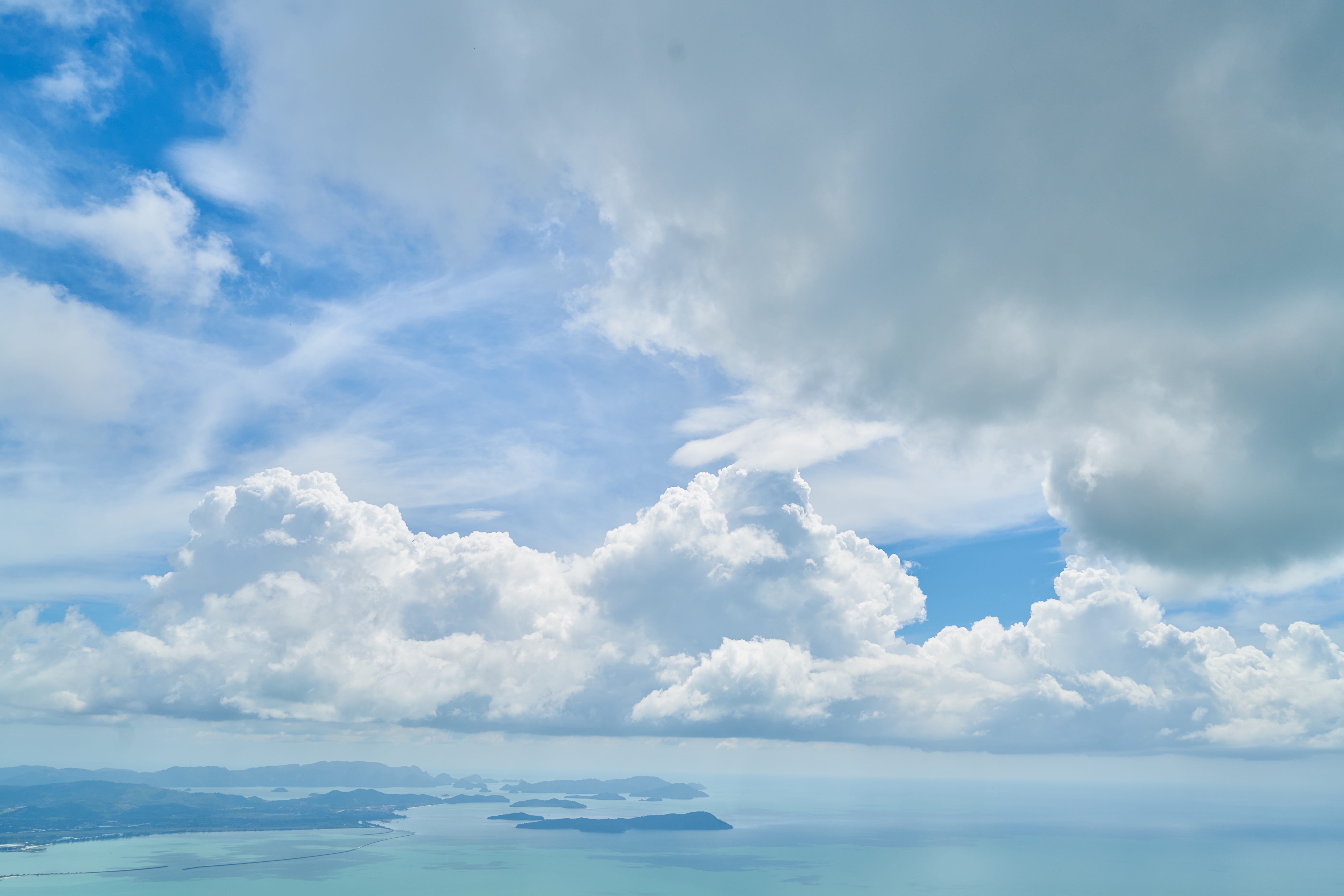 tropical, blue, clouds, spring, cloudy, beauty in nature, cloud, photography, nature, great, unbelievable, high, marine, horizon over water, beach, scenics - nature, HD Wallpaper