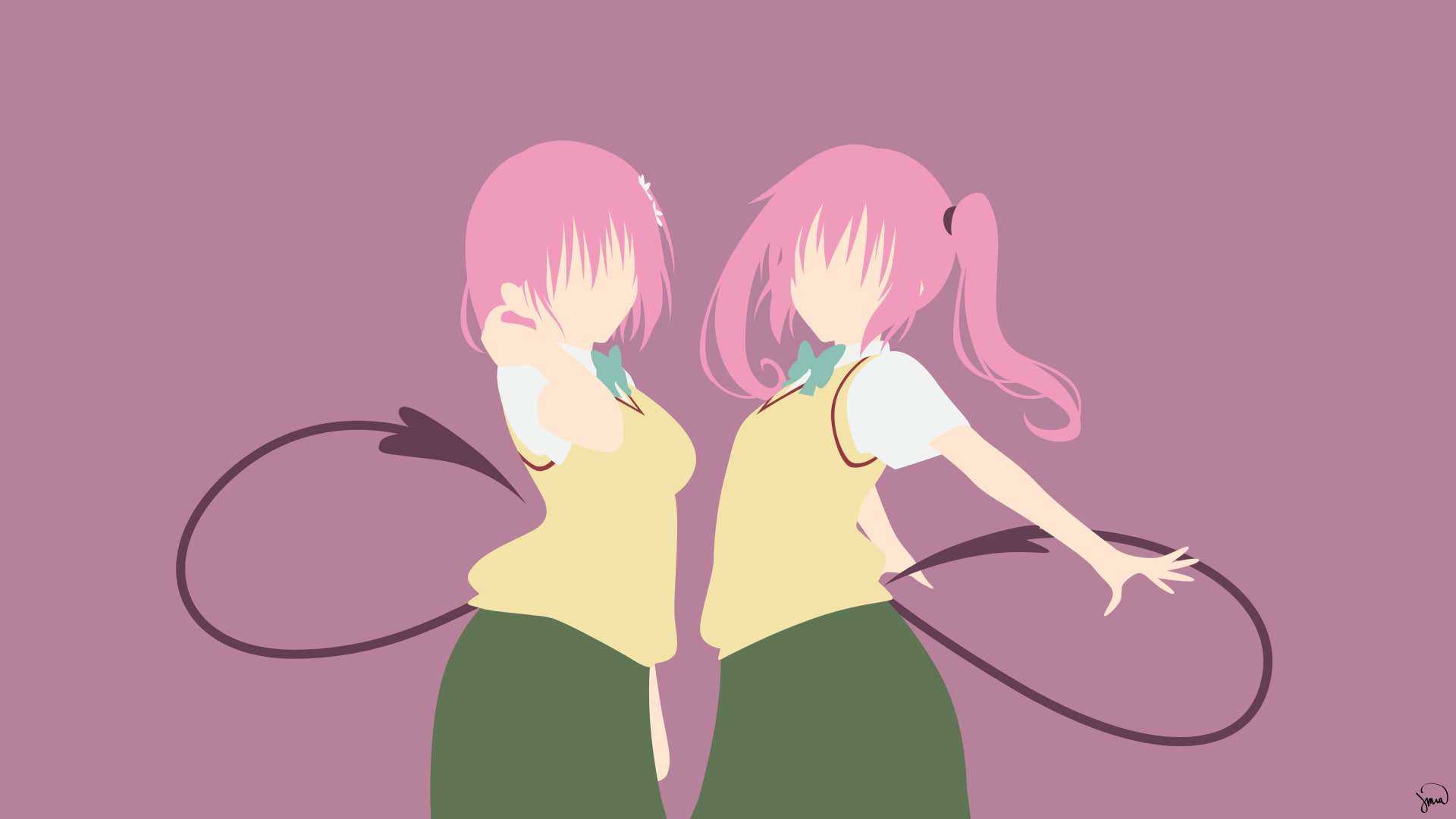 Nana Aster Deviluke, Anime, 1080P, To Love-Ru, Momo Velia Deviluke, HD Wallpaper