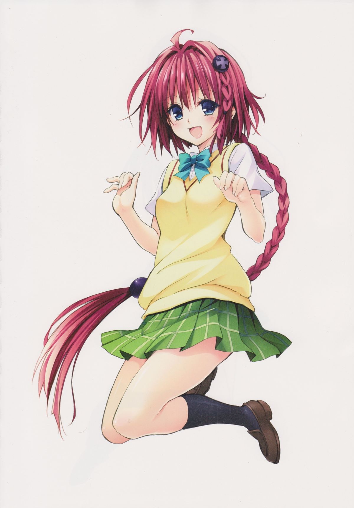 720P, Kurosaki Mea, pink hair, anime, anime girls, To Love-ru, Phone HD Wallpaper