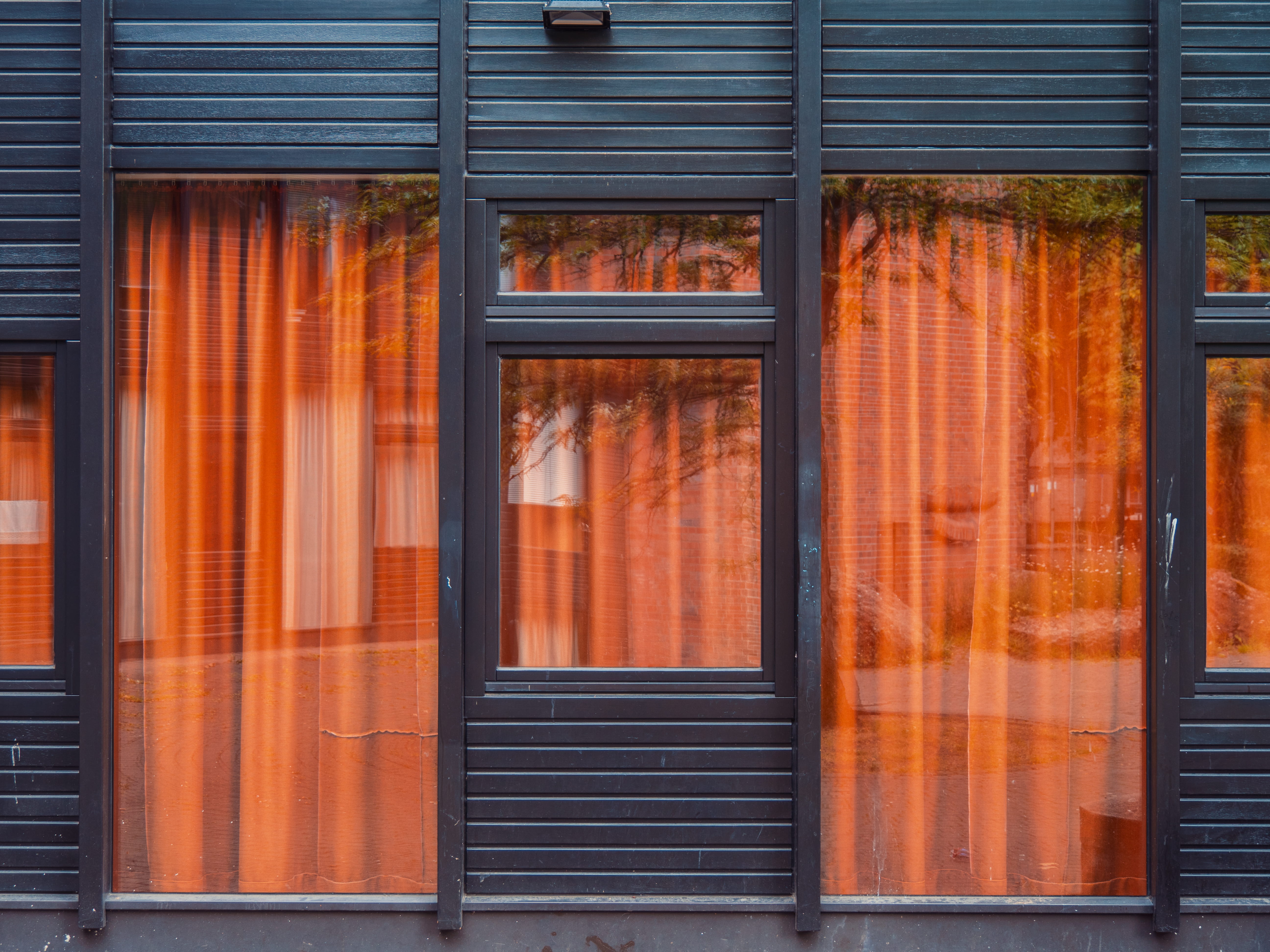 5K, window, house, corange, urban, safety, architecture, steel, security, germany, outdoors, protection, düren, facade, building, entrance, gate, abstract, HD Wallpaper