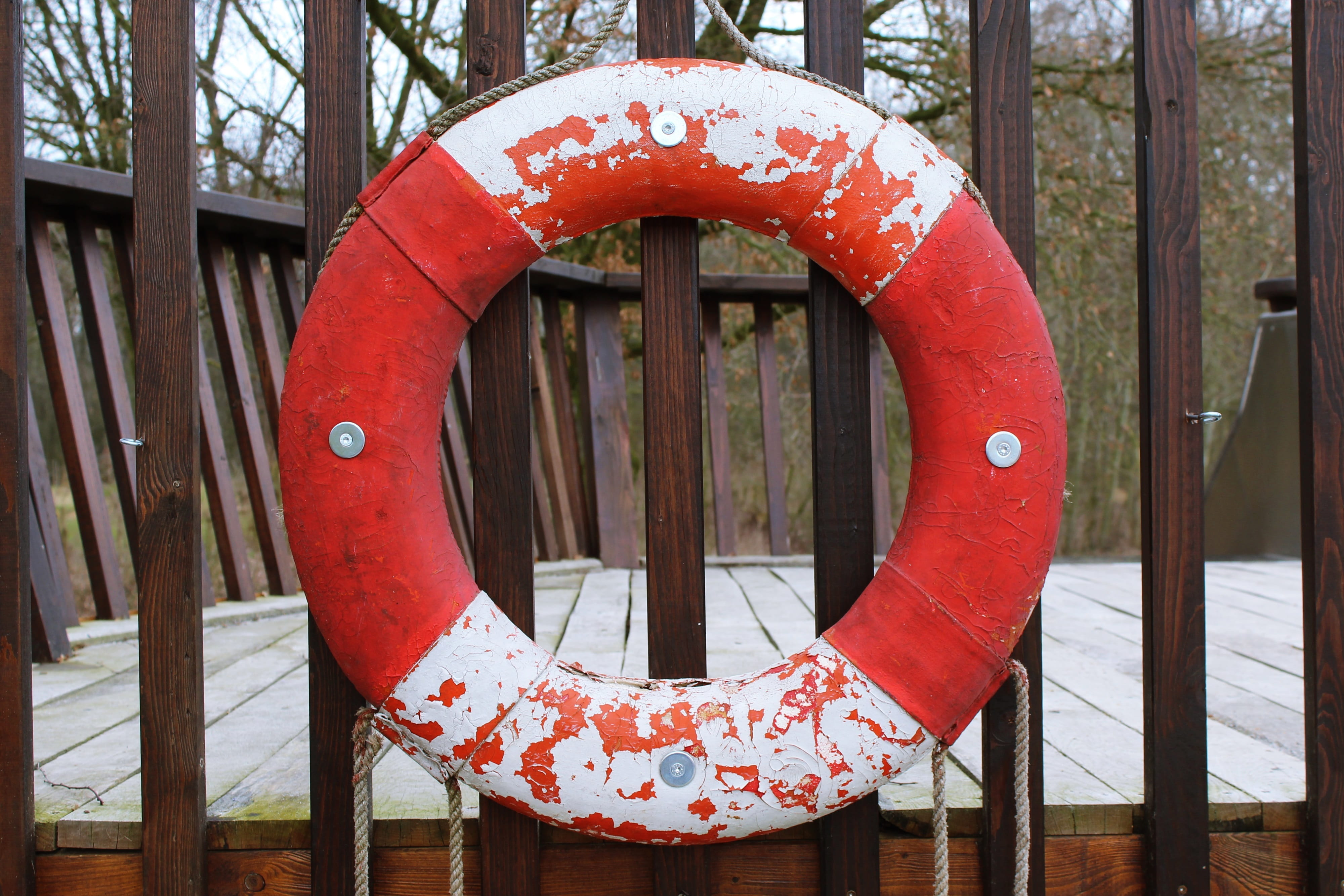ring, communication, circle, life belt, Lifebelt, swimming ring, seafaring, entrance, geometric shape, red, safety, 4K, non swimmers, nature, close-up, HD Wallpaper