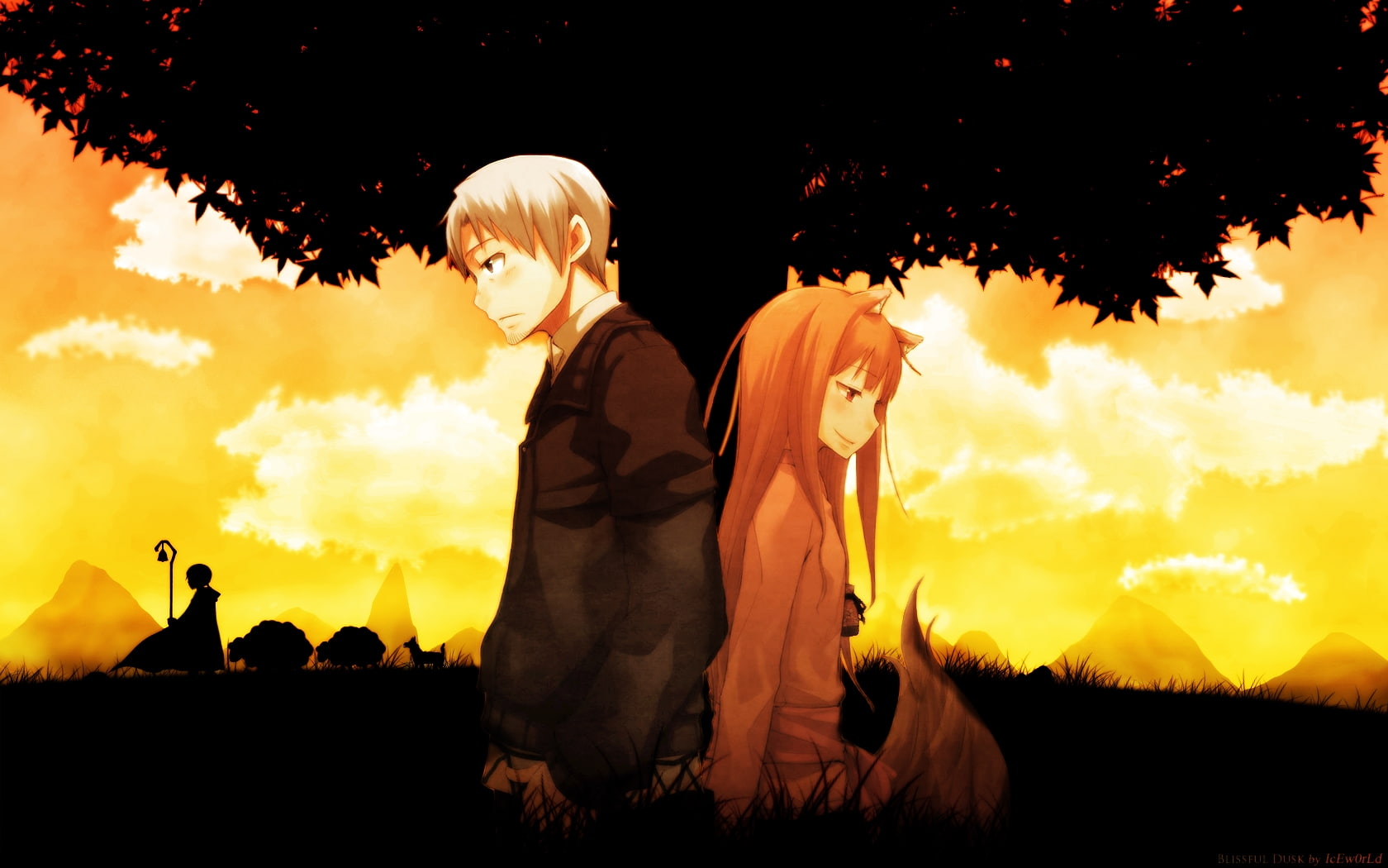 ears, anime, muramasa, oboro, hot, animal ears, girls, x, kitsune, 720P, kongiku, art, hd, animal, HD Wallpaper