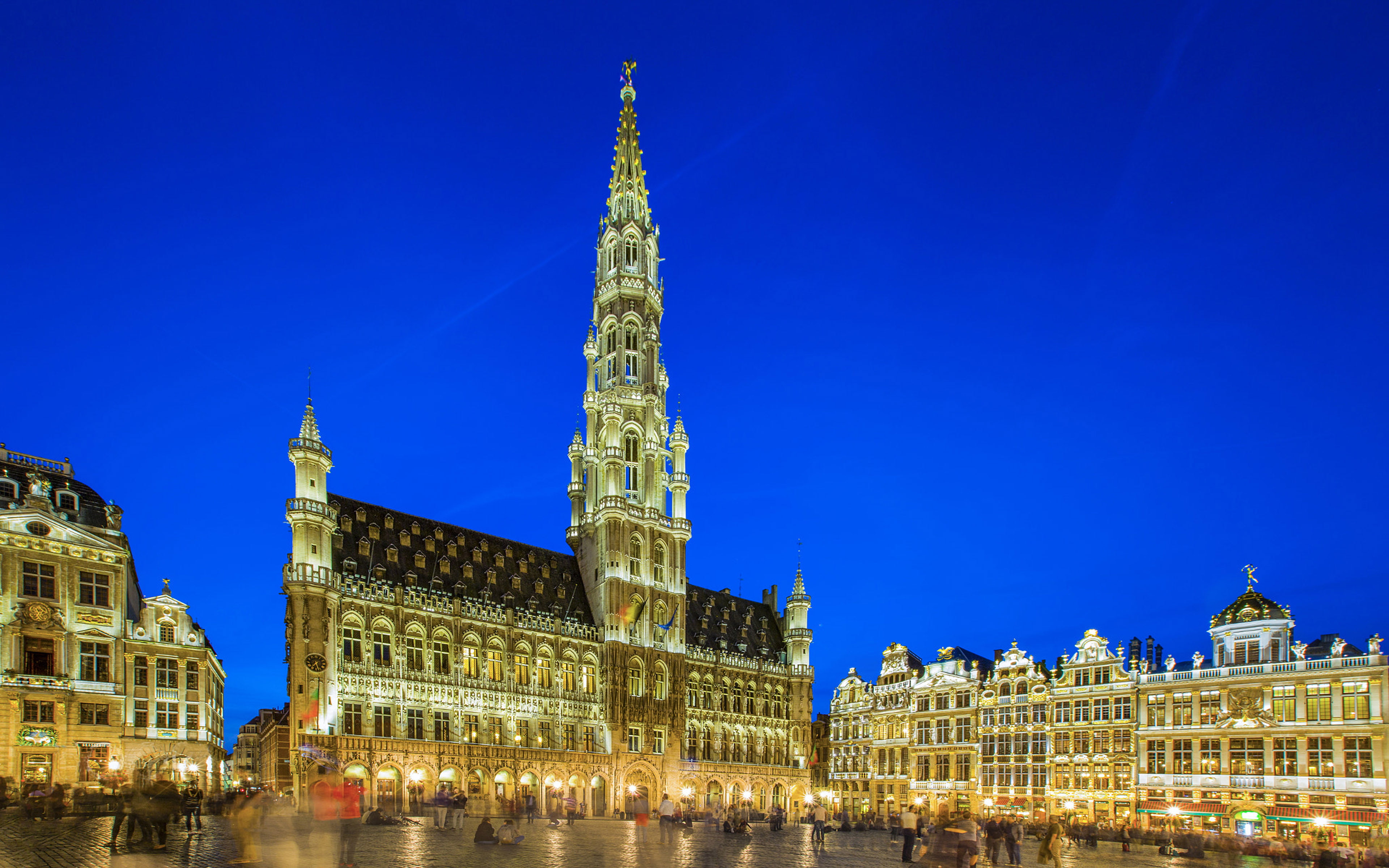 great, place, square, markt, 4K, brussels, mobile, hd, desktop, ultra, laptops, phones, central, grote, HD Wallpaper